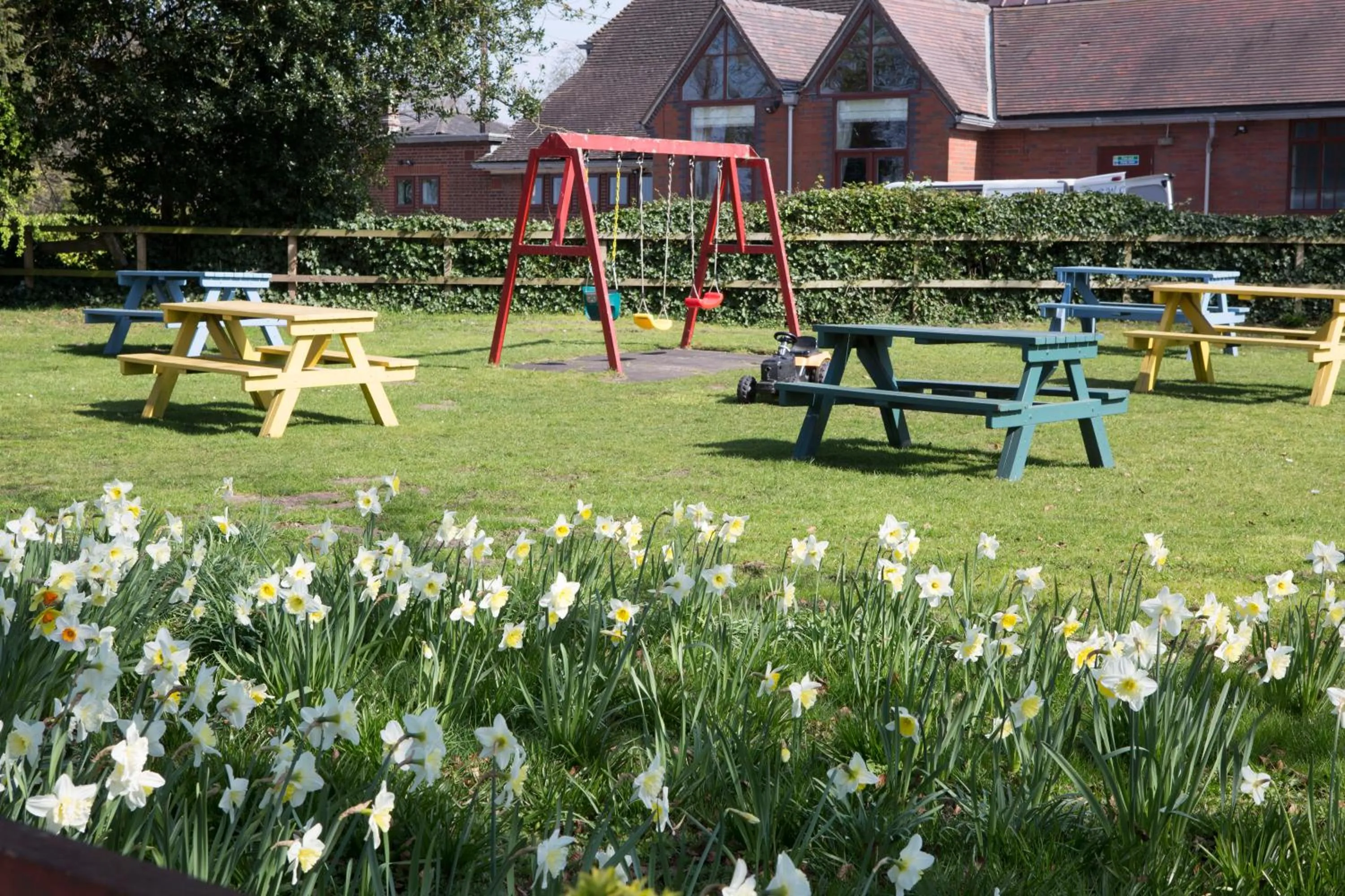 Garden in The Egerton Arms Astbury
