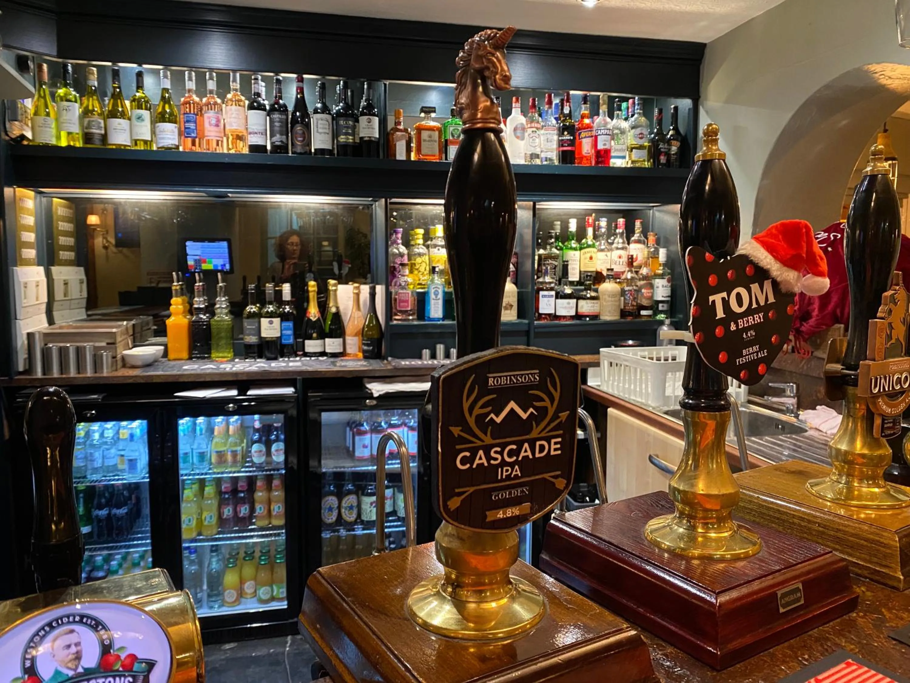 Lounge or bar in The Egerton Arms Astbury