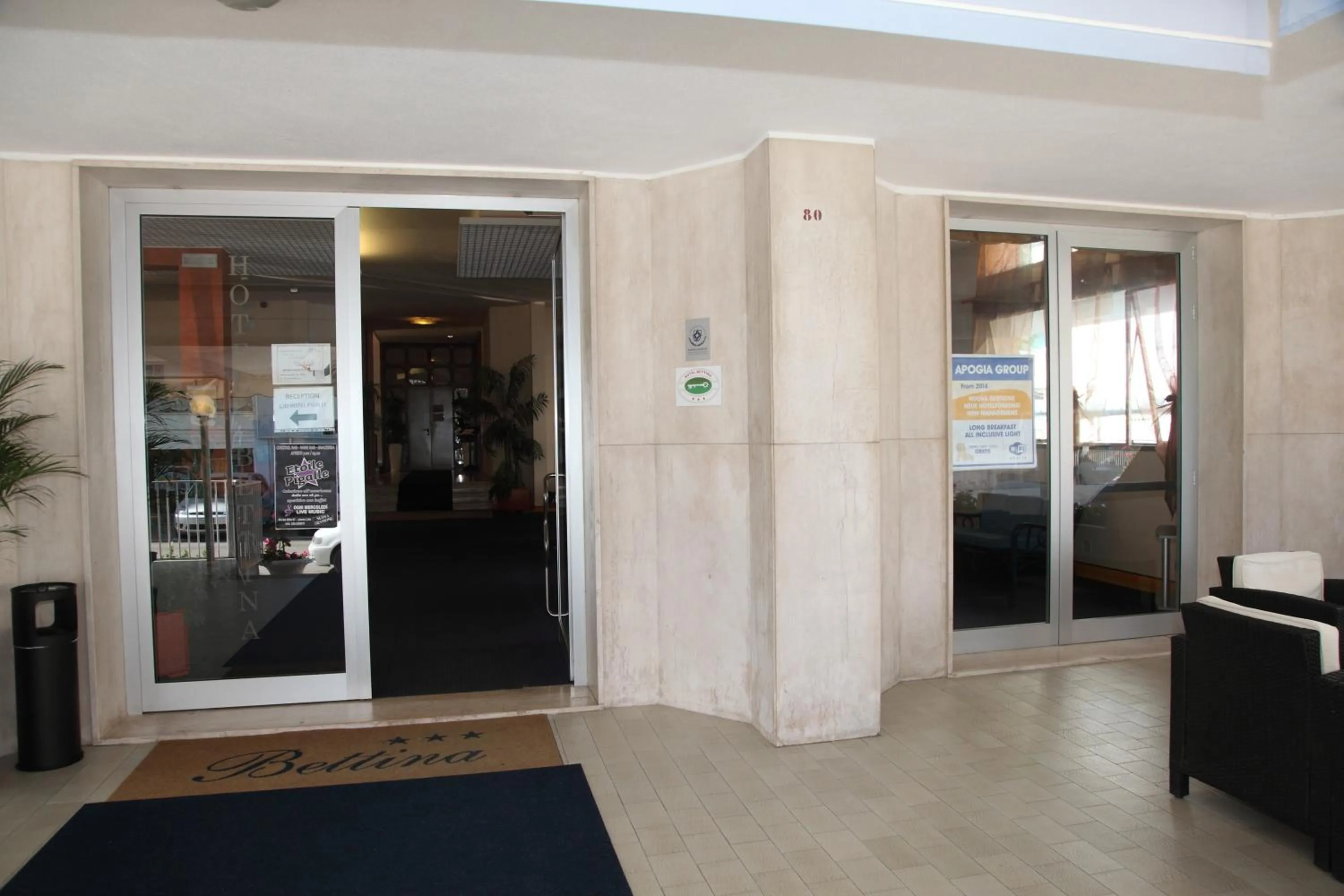 Facade/entrance in Hotel Bettina