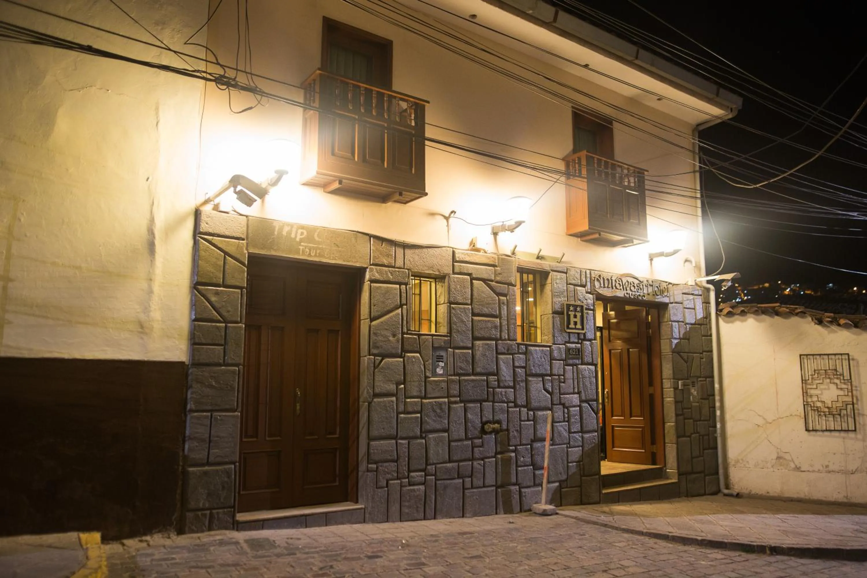 Facade/entrance in Antawasi Hotel