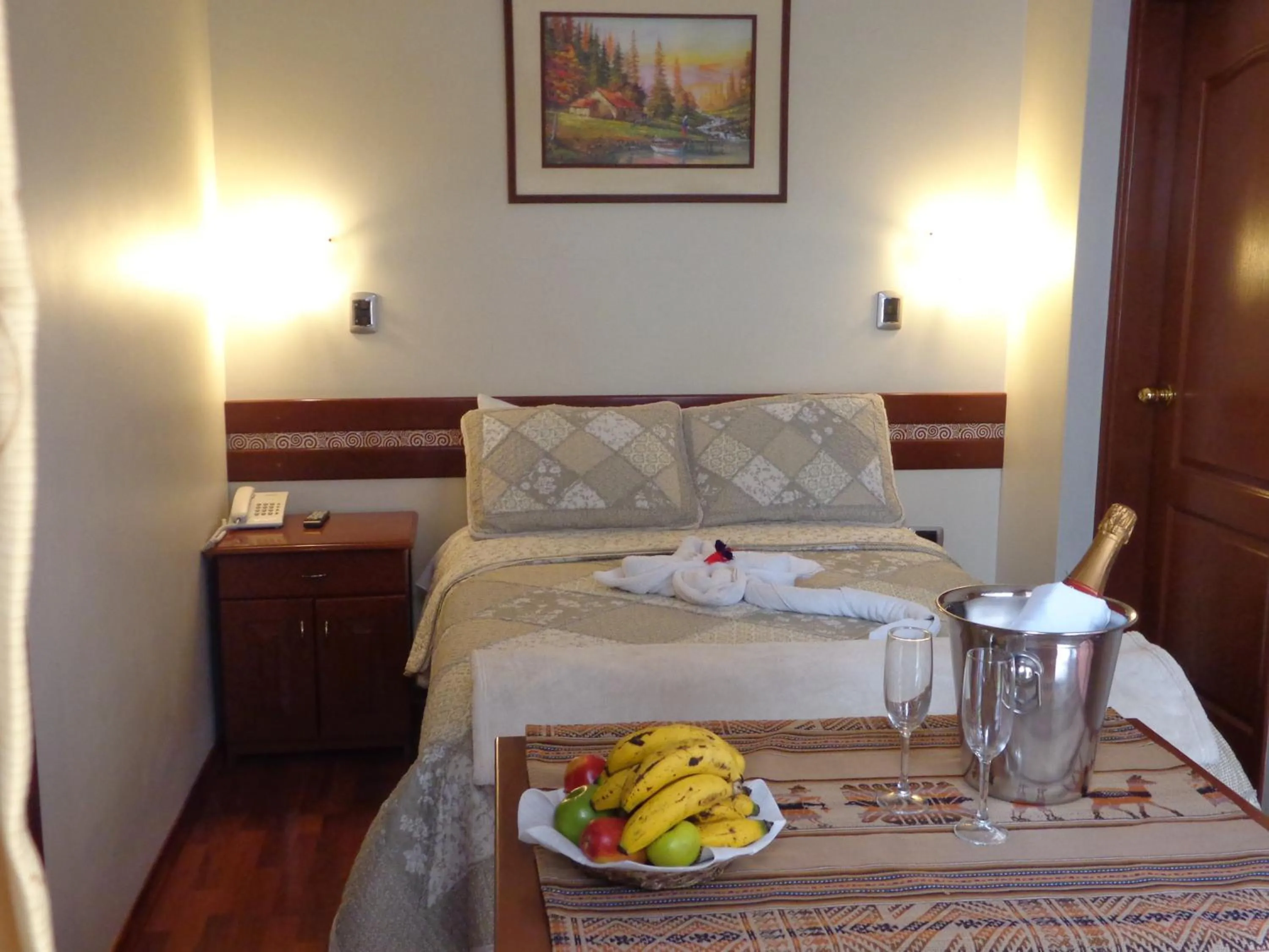 Bed in Antawasi Hotel