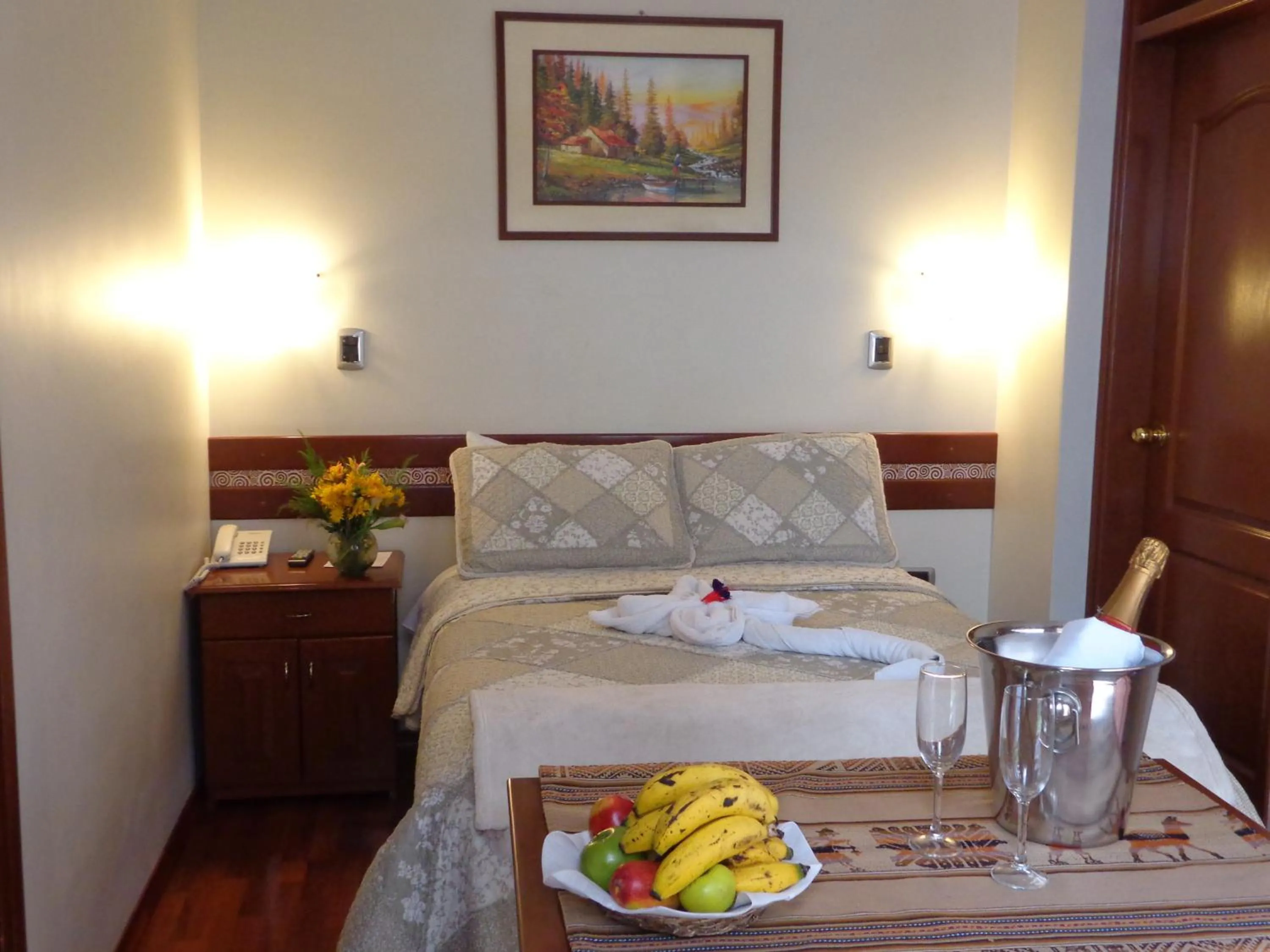 Bed in Antawasi Hotel