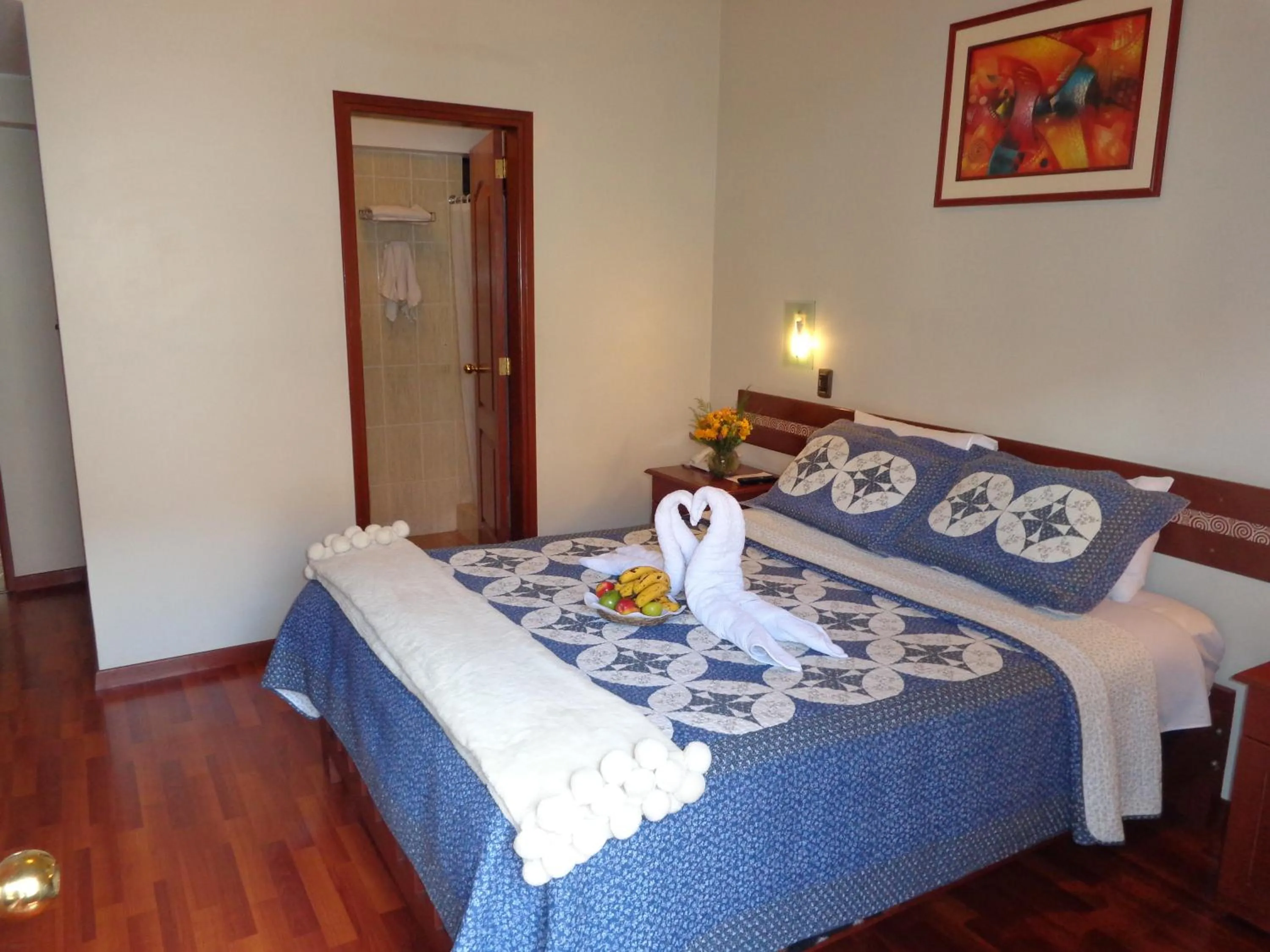 Bed in Antawasi Hotel