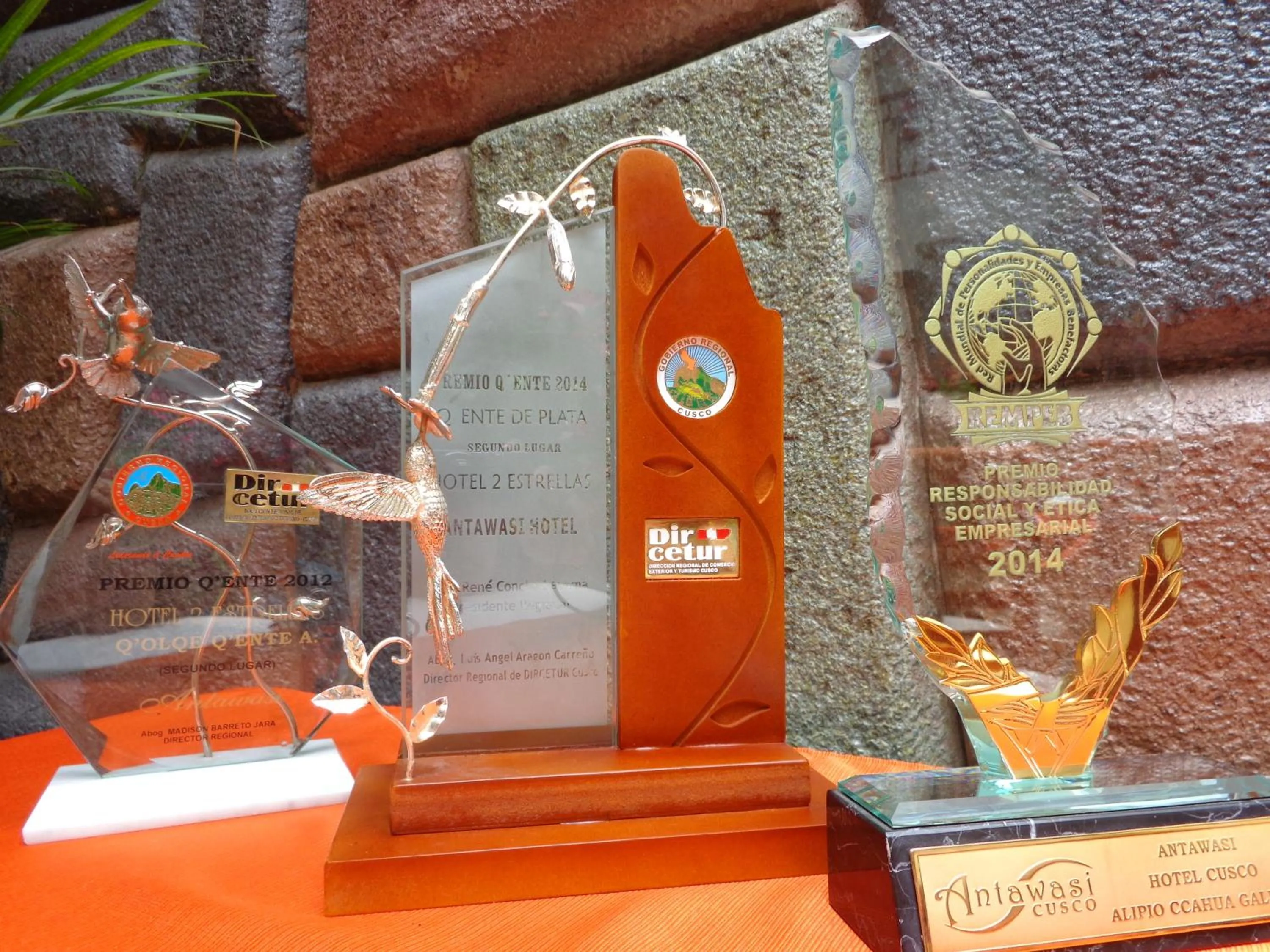 Certificate/Award in Antawasi Hotel