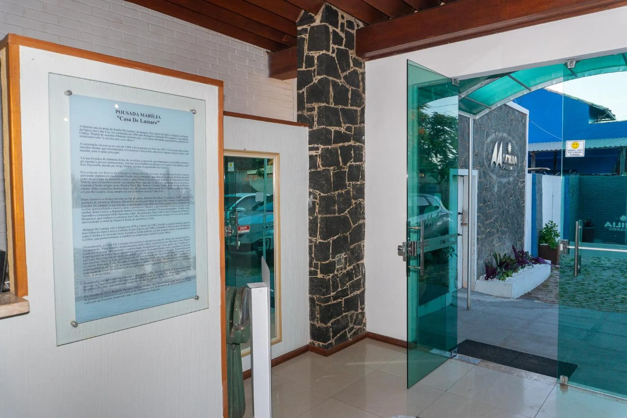 Facade/entrance in Pousada Marilia