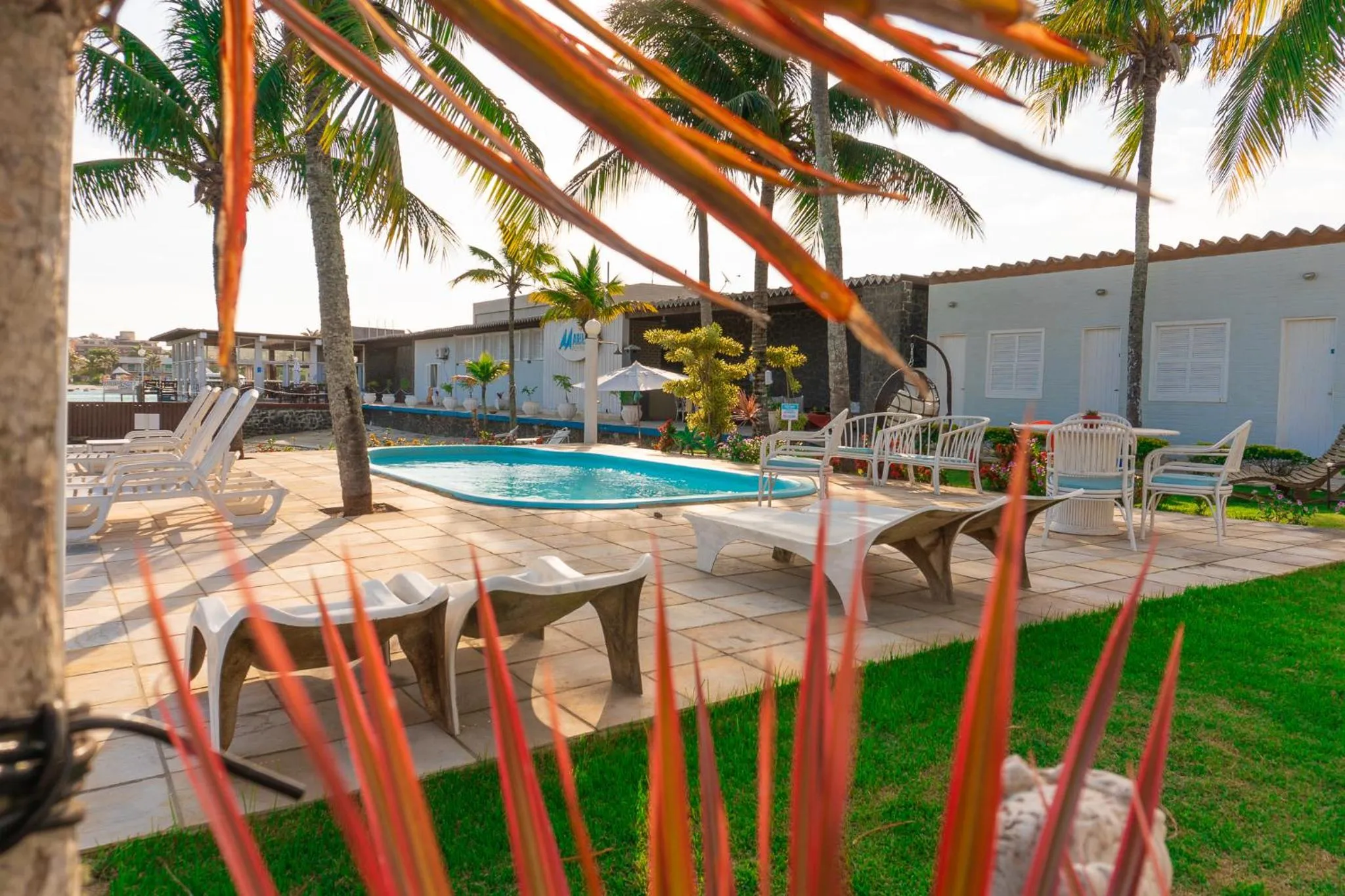 Swimming pool in Pousada Marilia