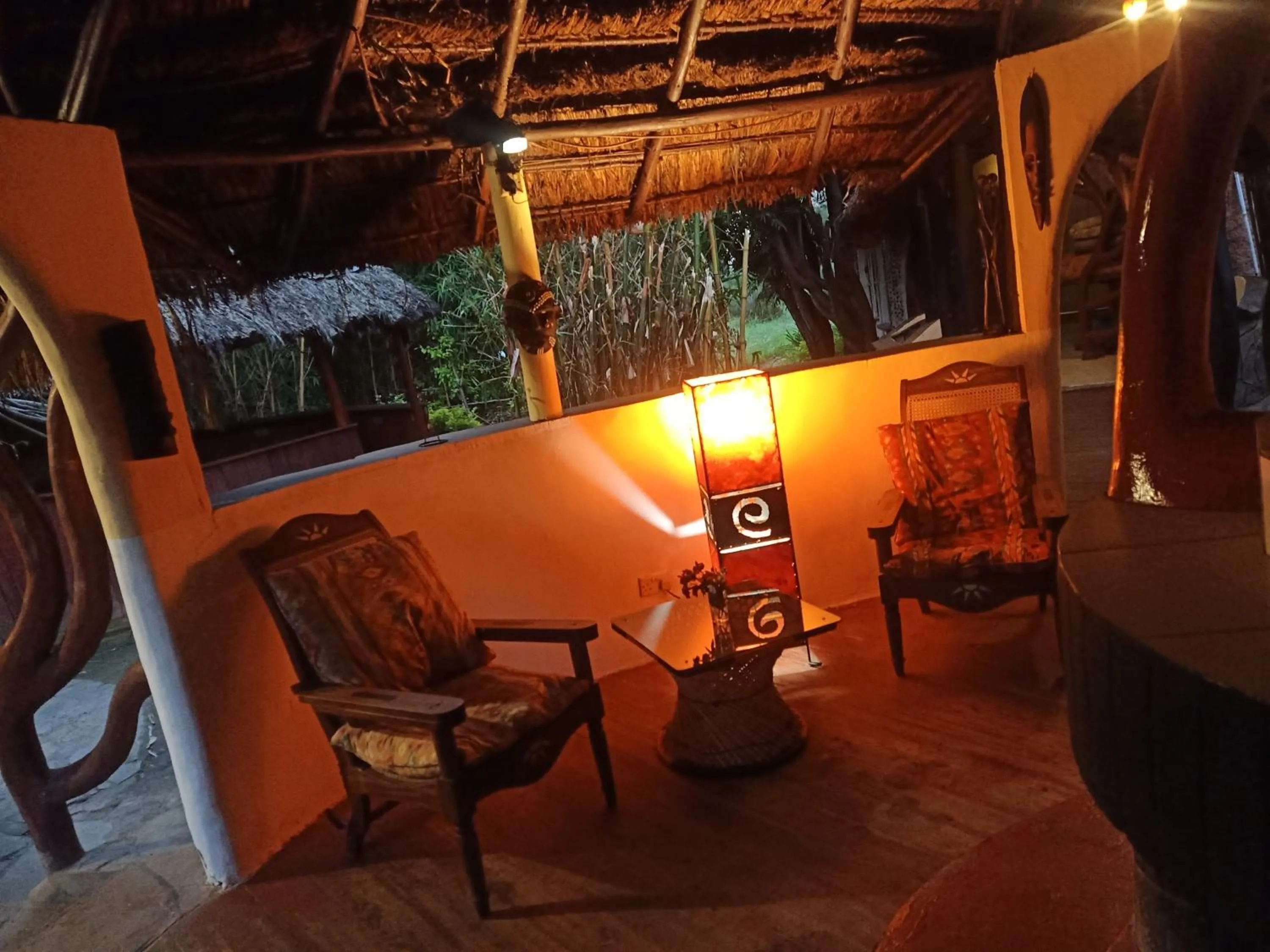 Seating area in The Great Circle Lodge