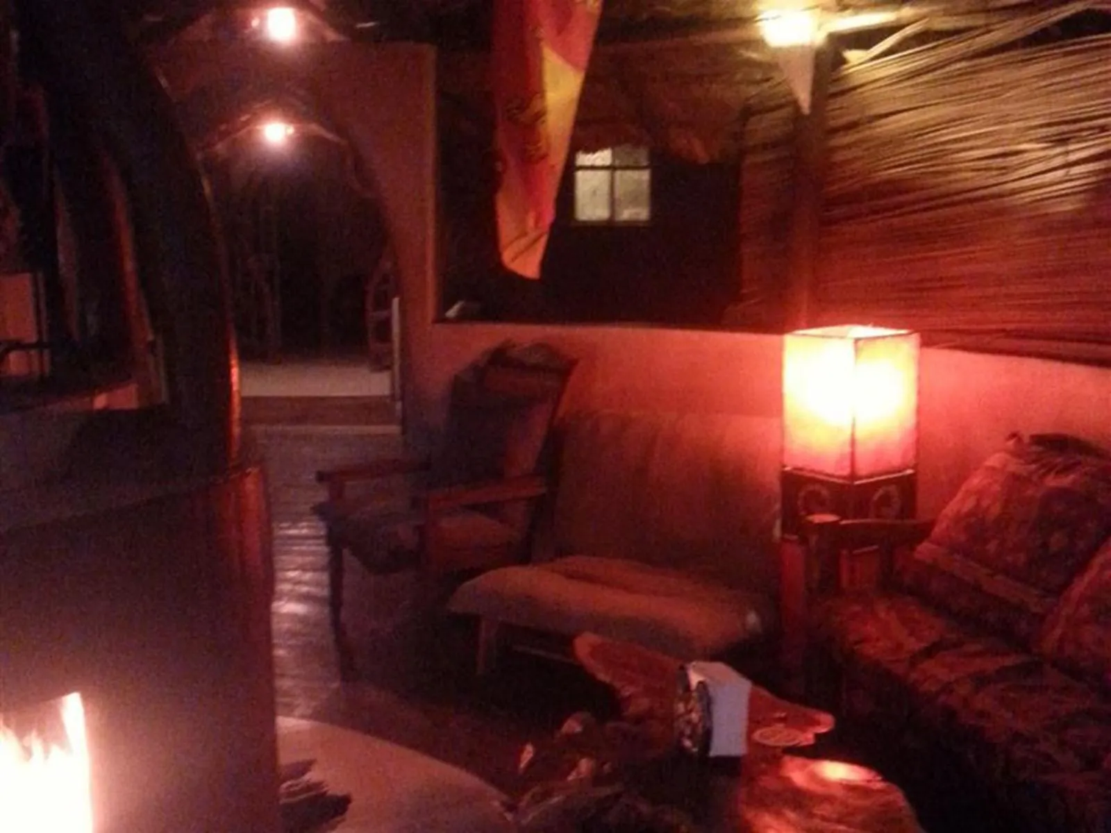 Seating area in The Great Circle Lodge