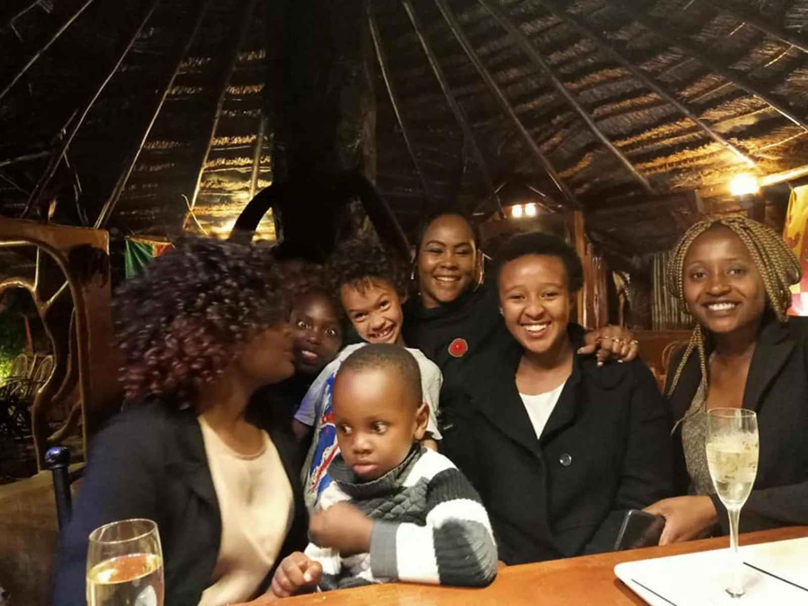 Family in The Great Circle Lodge