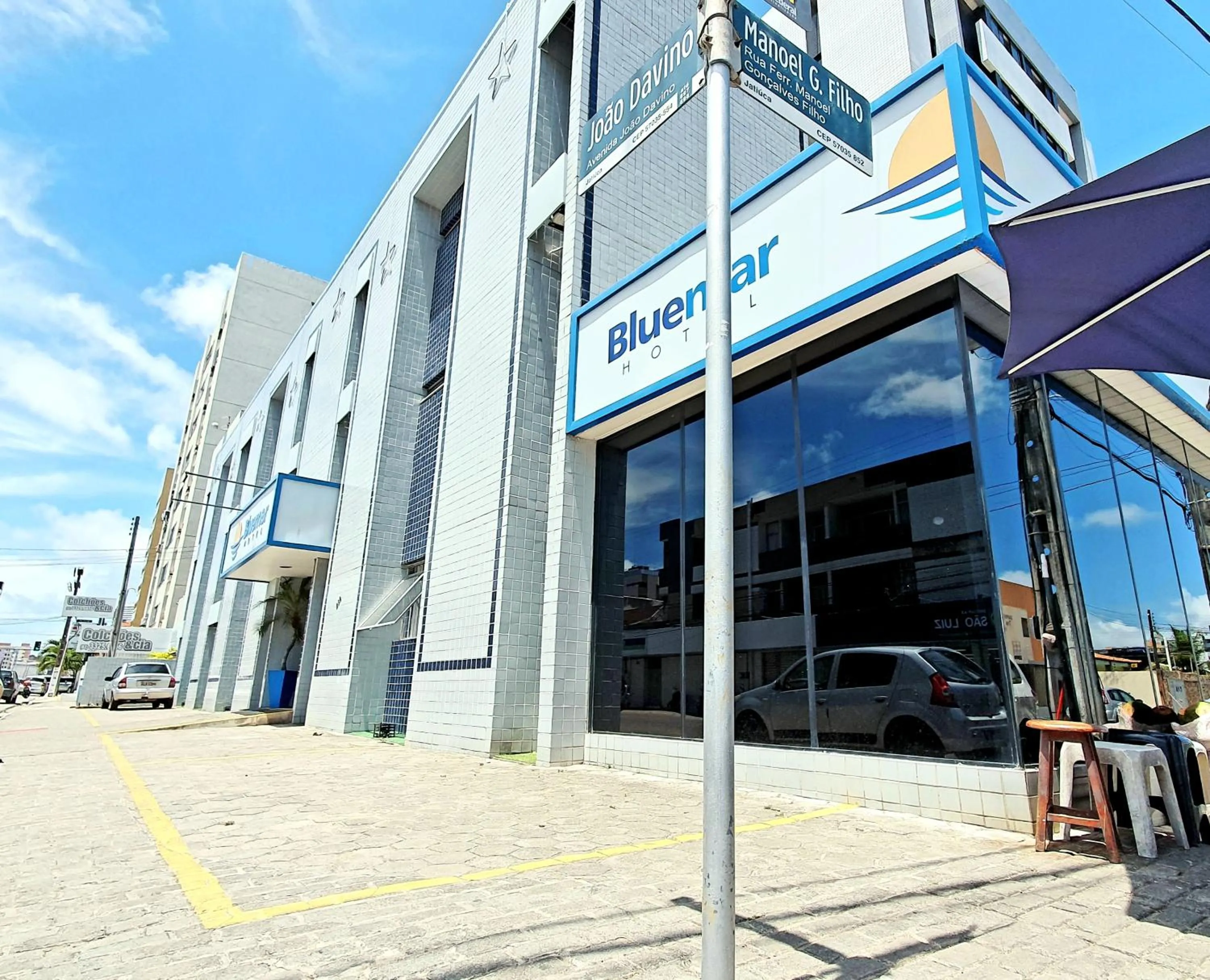 Facade/entrance in Bluemar Hotel