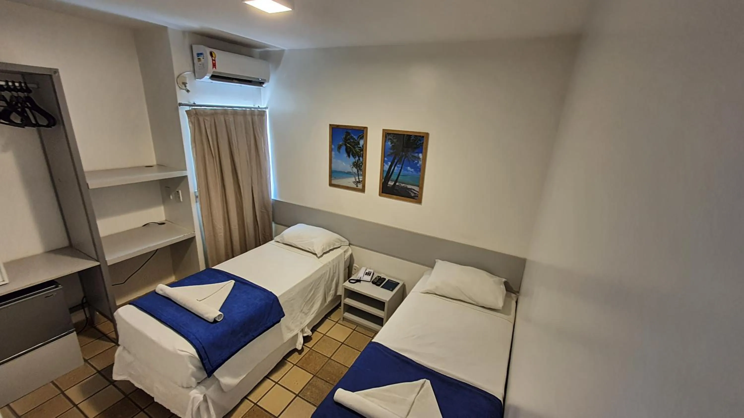 Bed in Bluemar Hotel