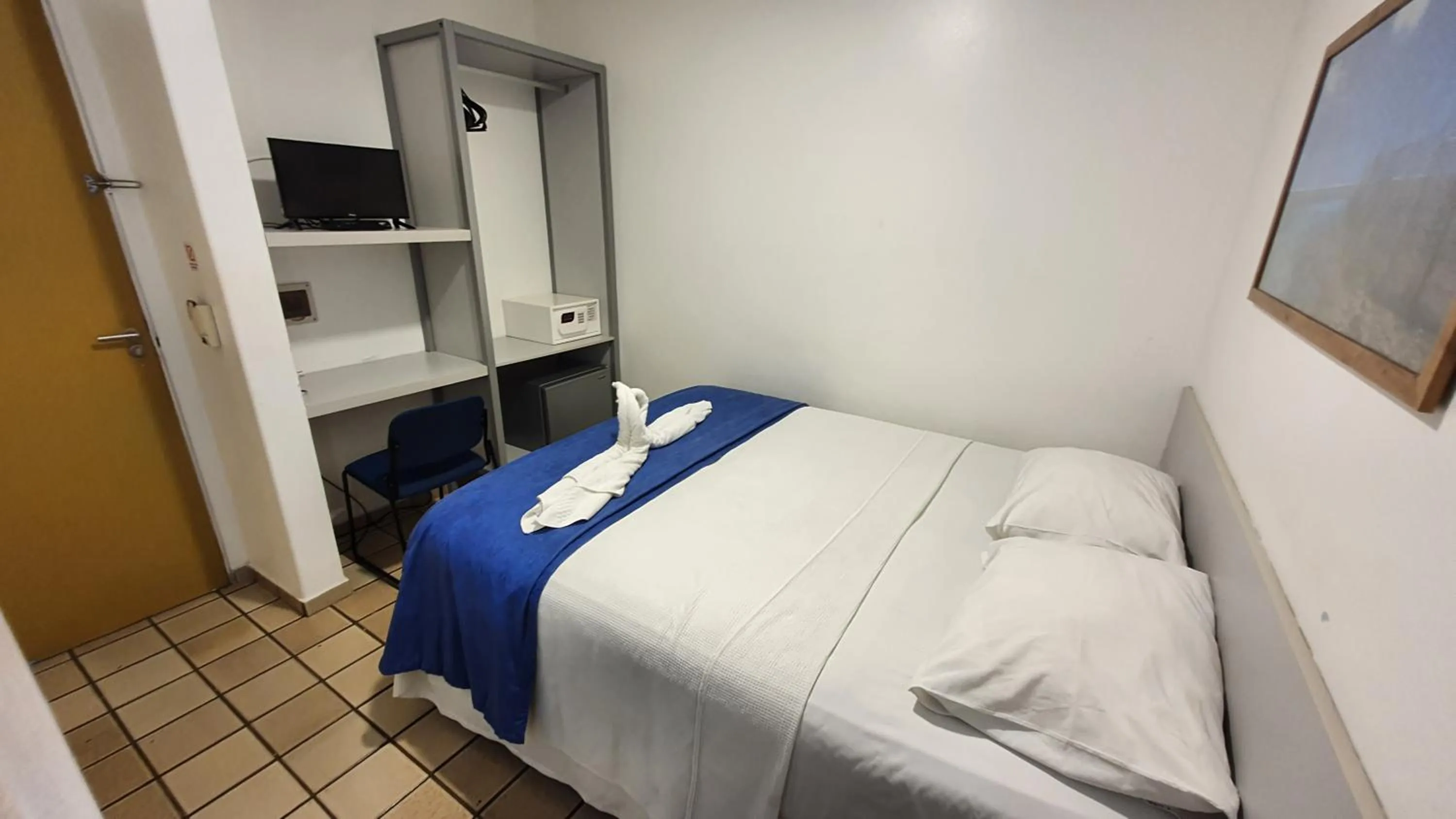 Bed in Bluemar Hotel