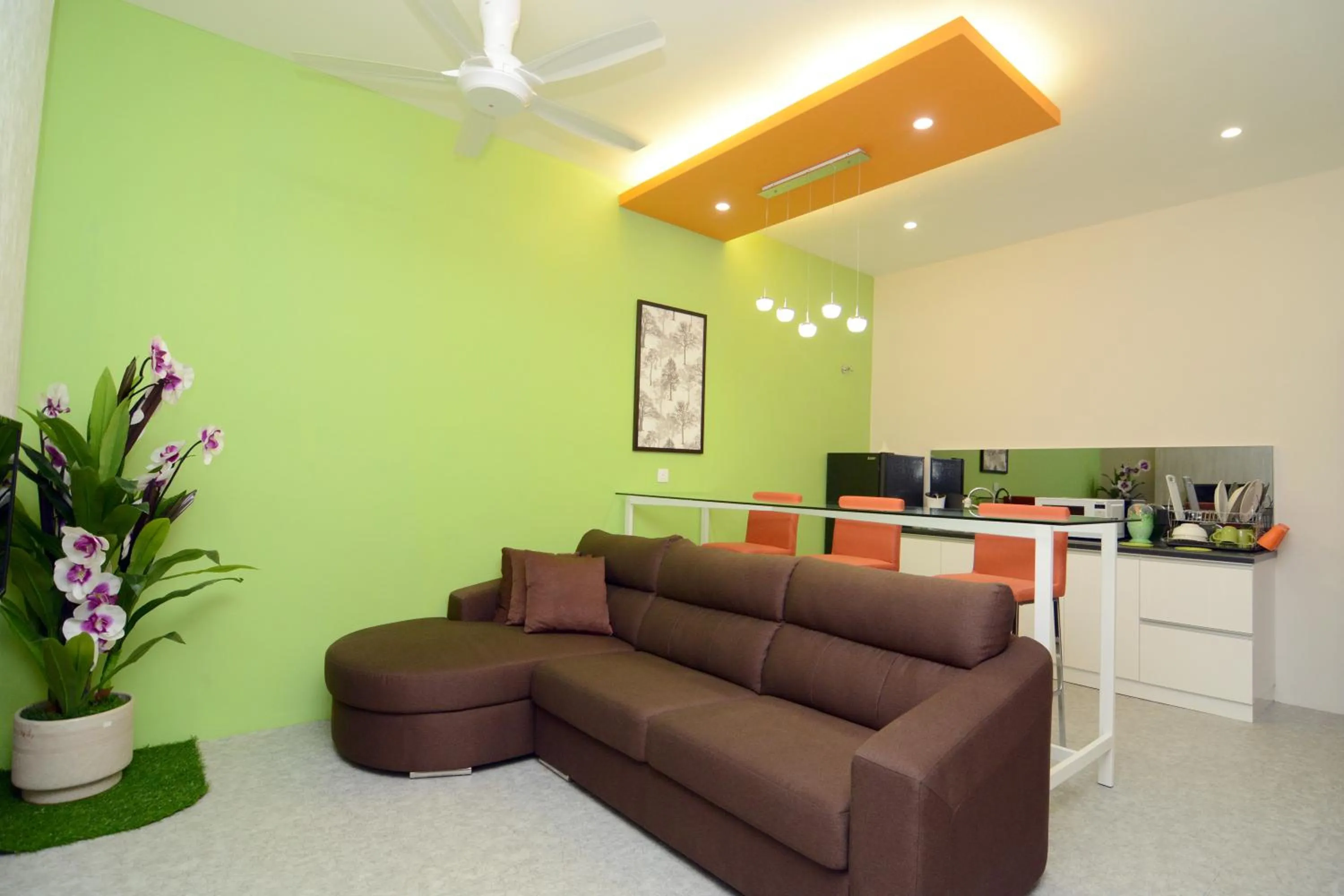 Living room in Eco Garden Hotel