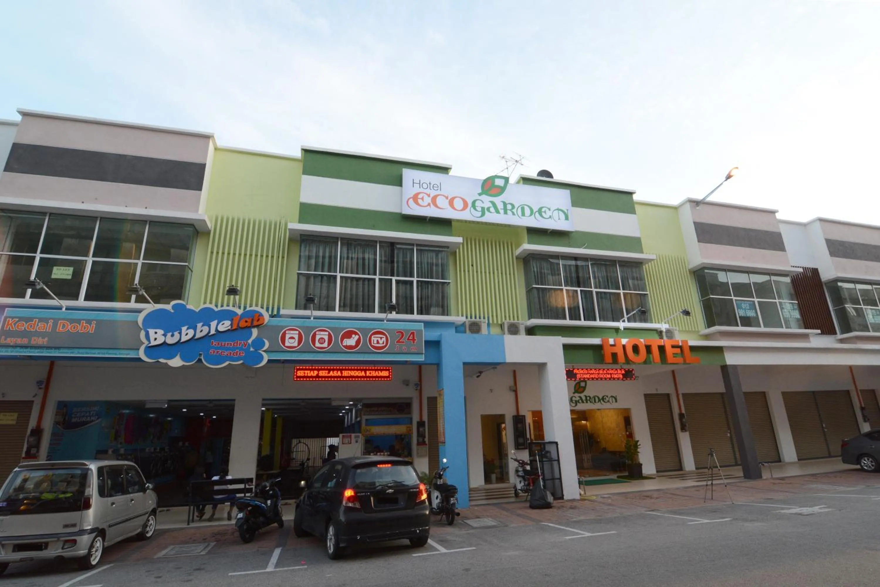 Street view in Eco Garden Hotel