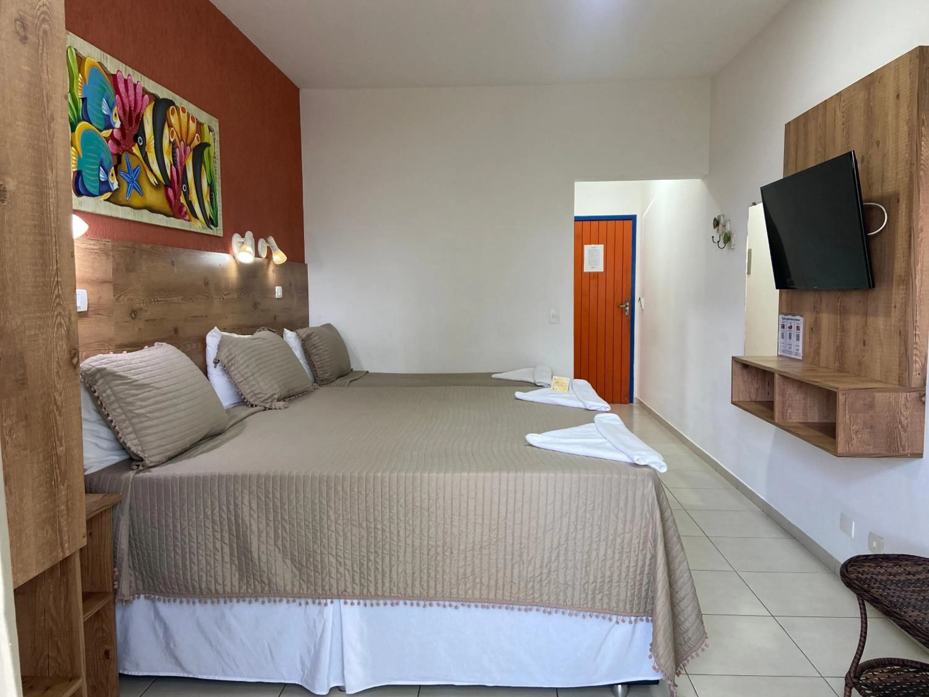 Bed in Kaliman Pousada