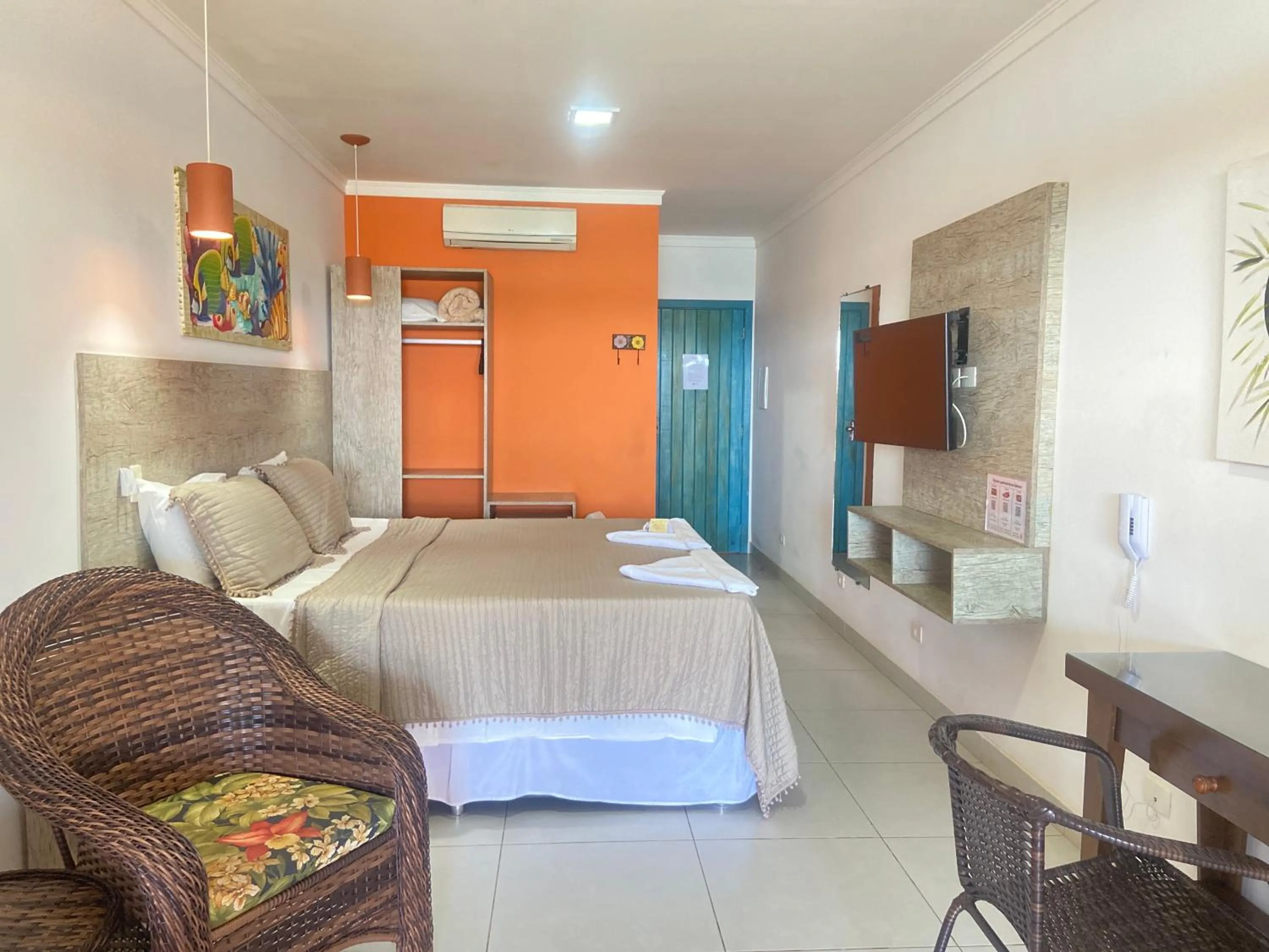 Bed in Kaliman Pousada