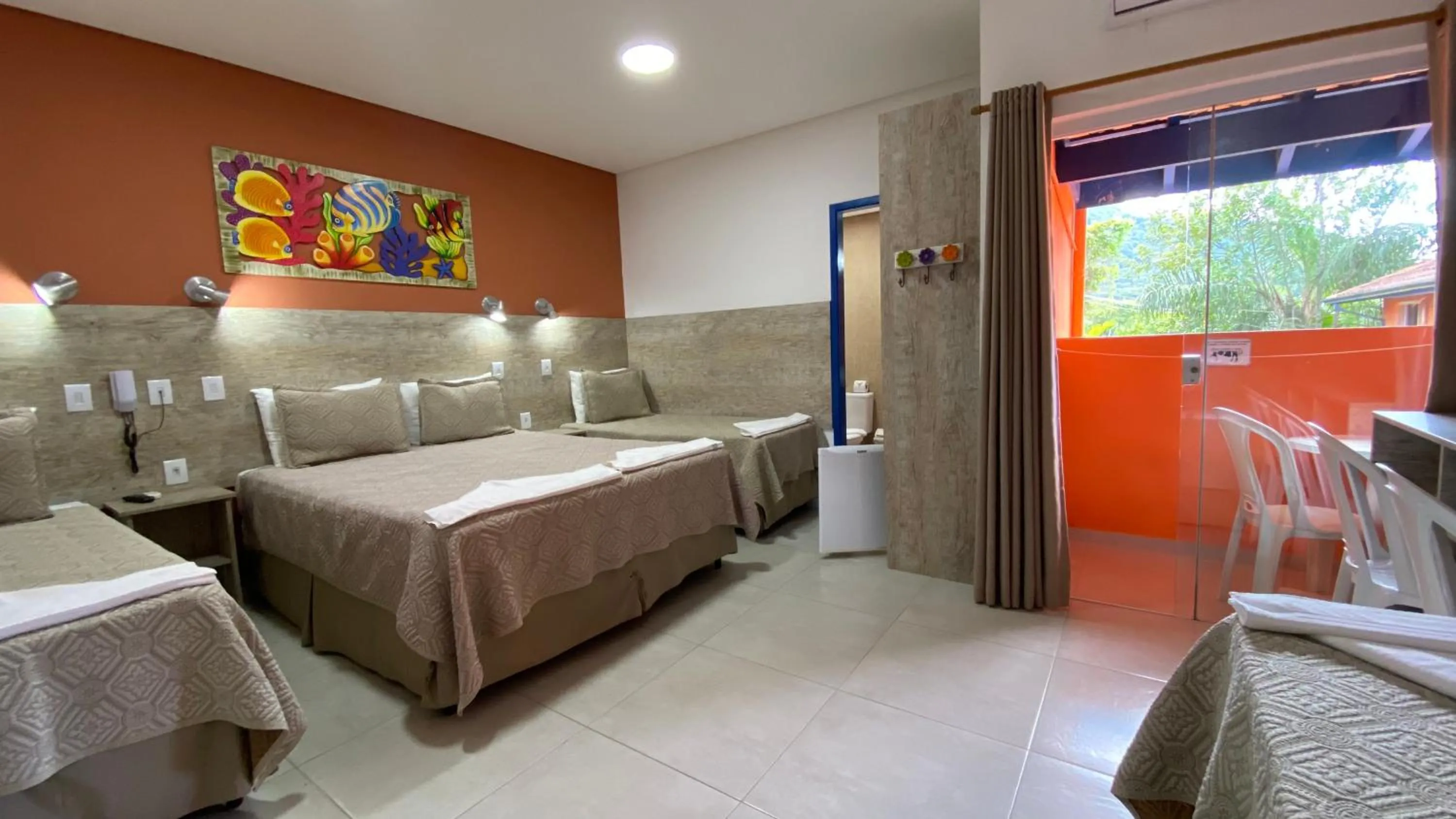 Bed in Kaliman Pousada