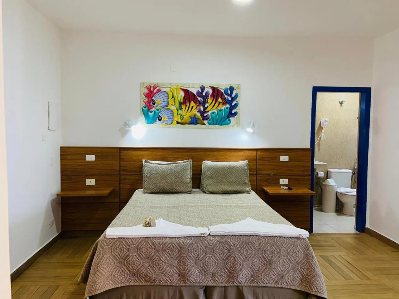 Bed in Kaliman Pousada