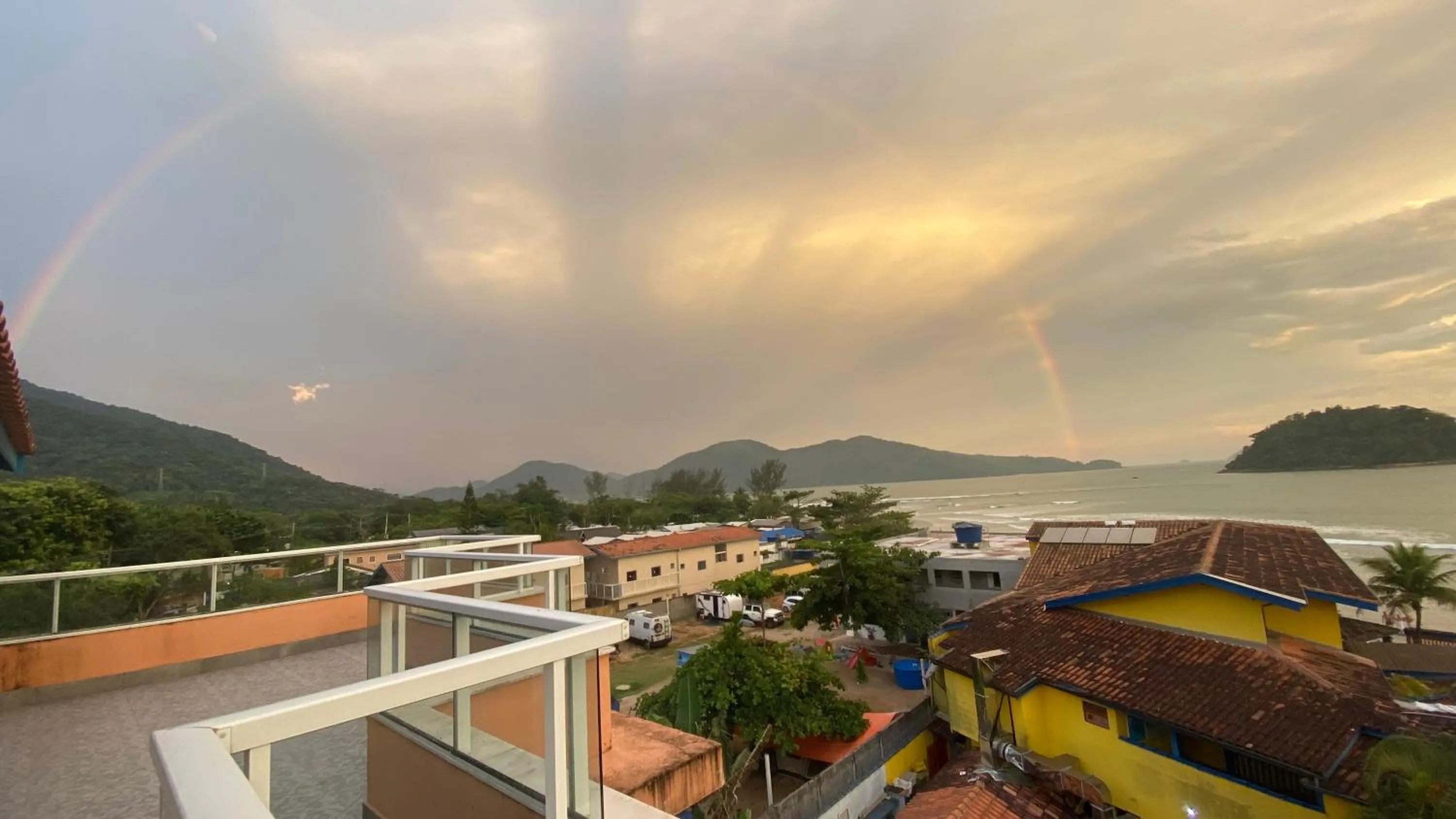 Balcony/Terrace in Kaliman Pousada