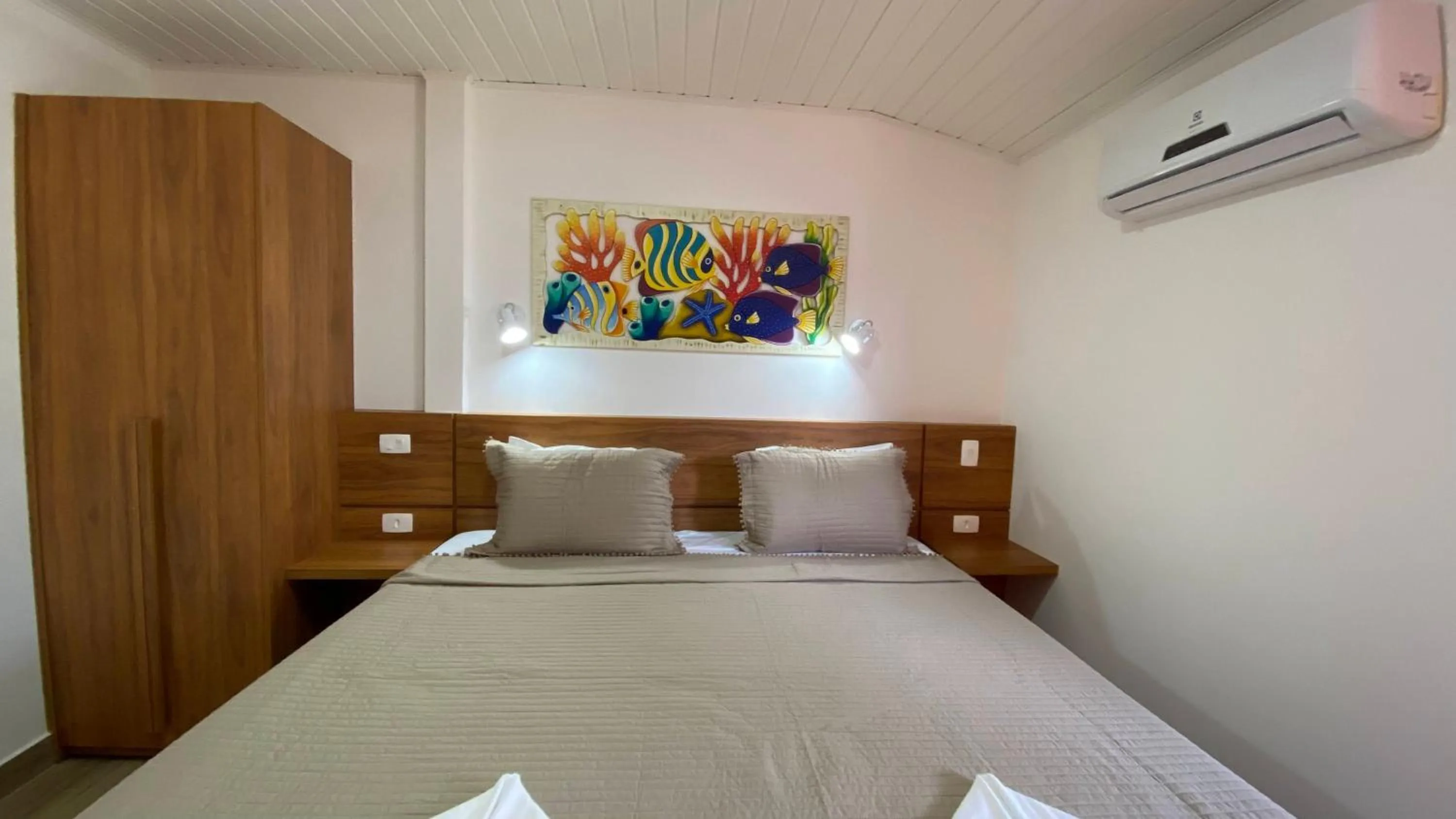 Bed in Kaliman Pousada