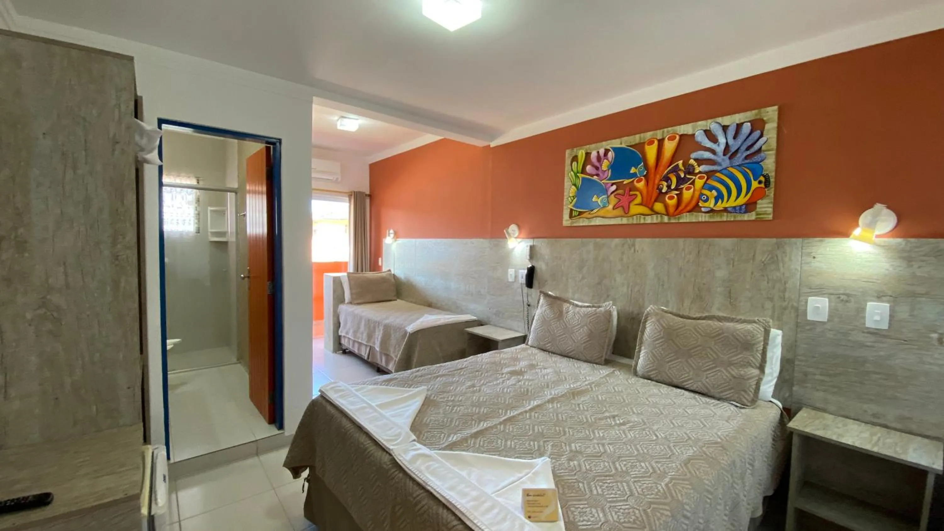 Bed in Kaliman Pousada