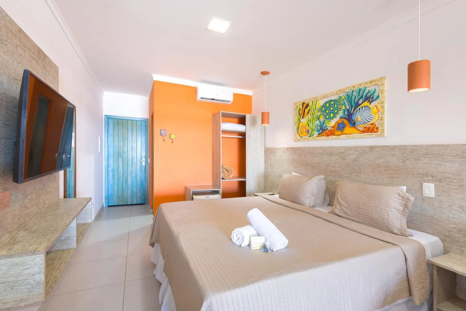 Bed in Kaliman Pousada