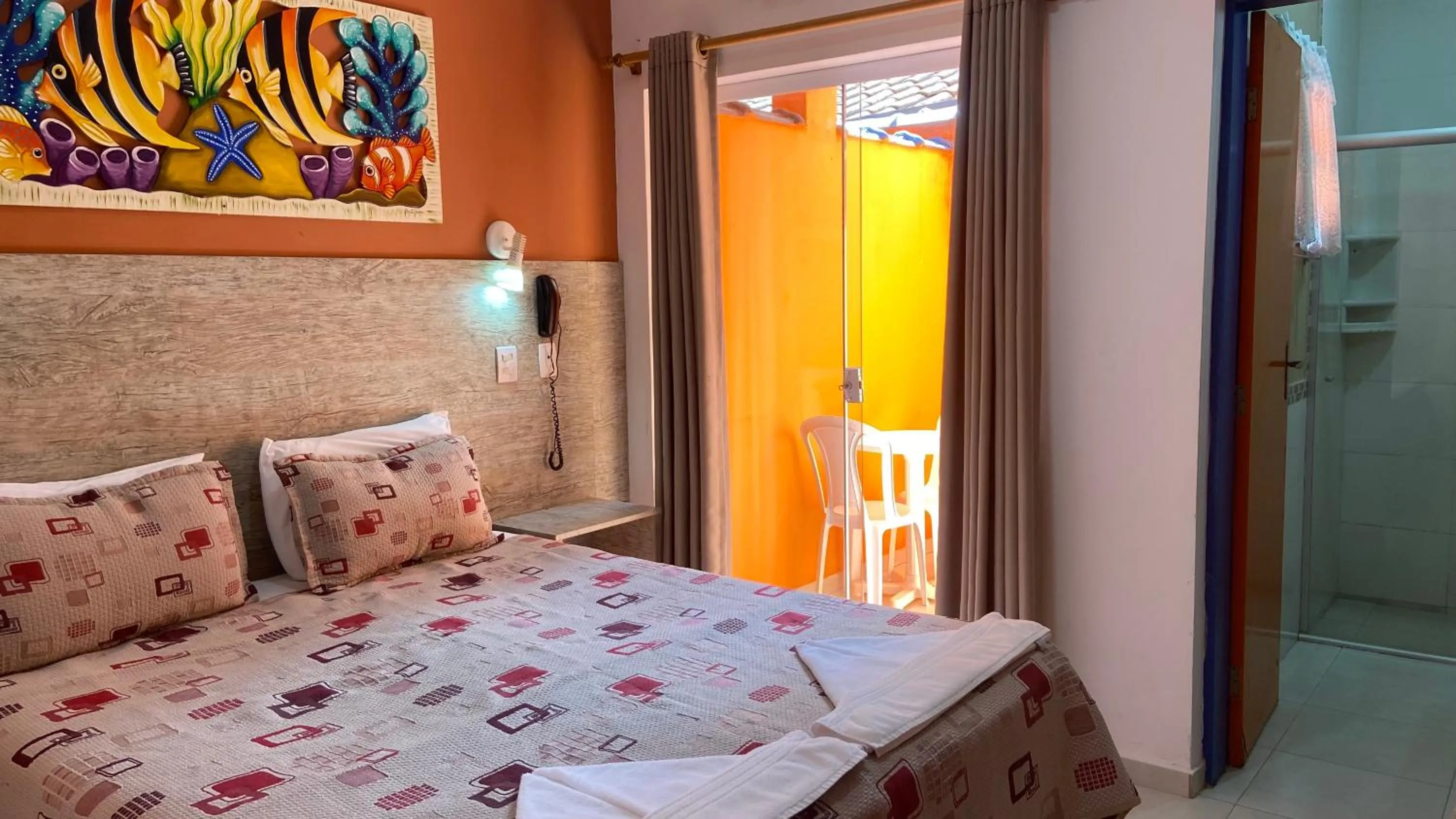 Bed in Kaliman Pousada