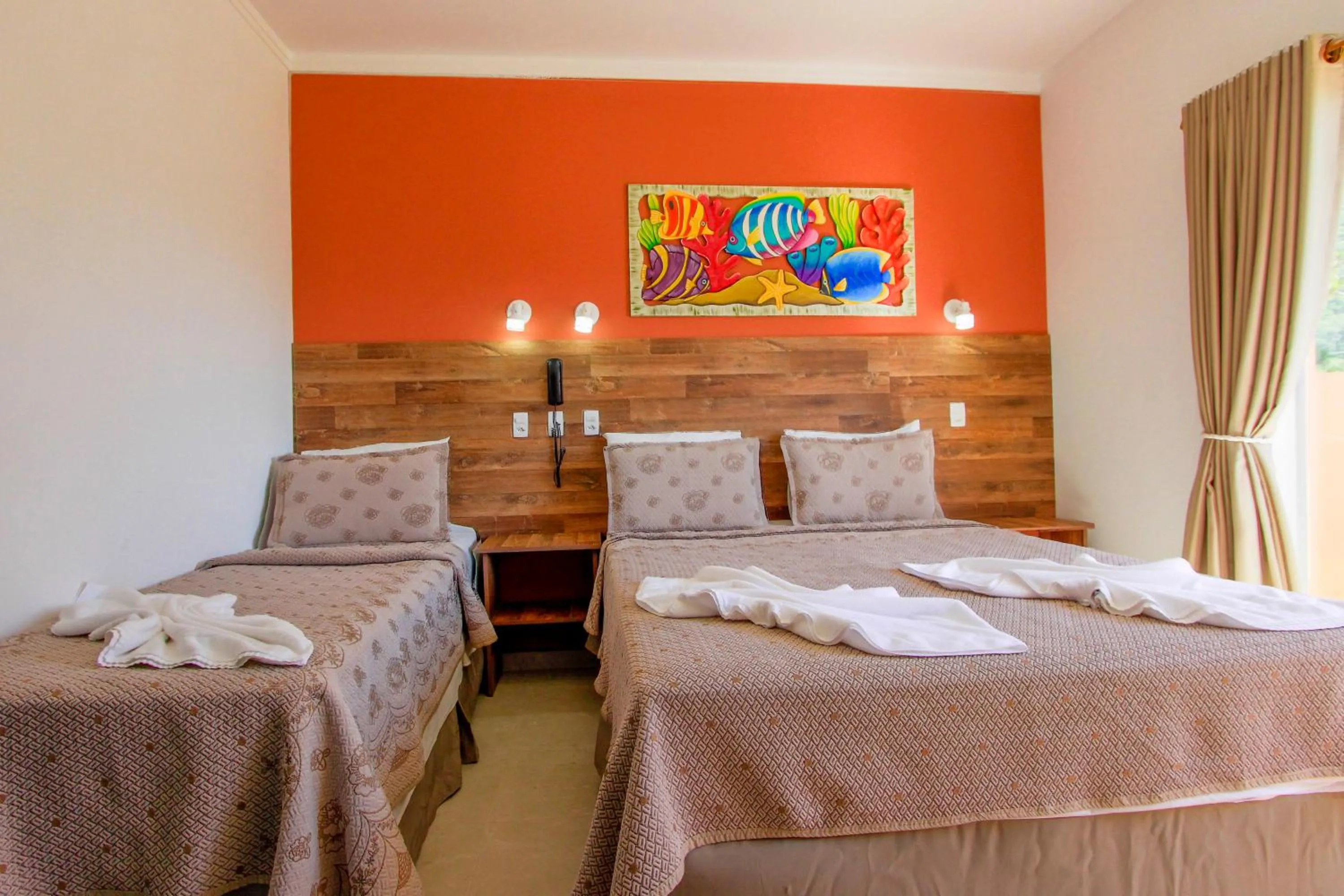 Bed in Kaliman Pousada