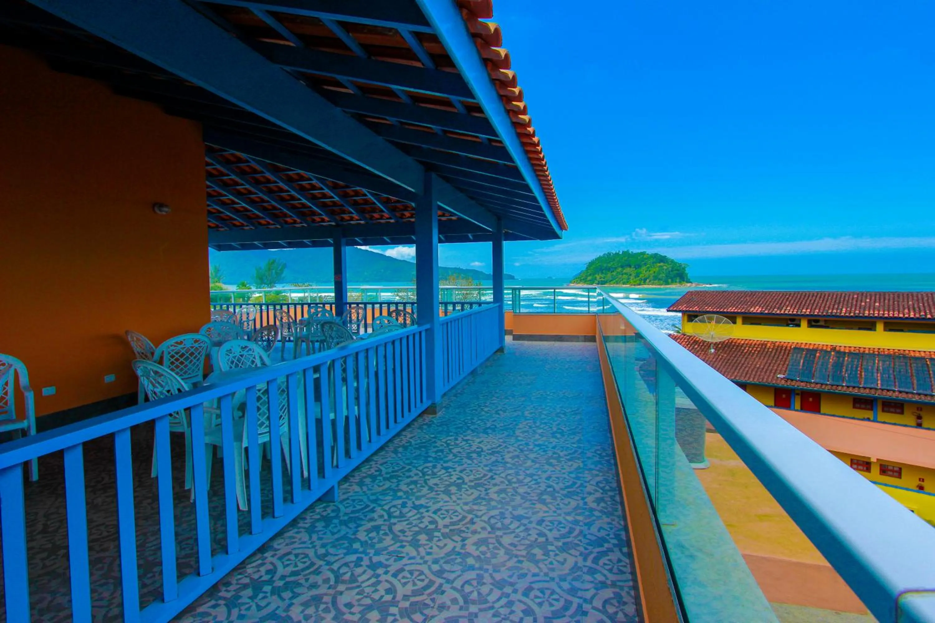 Balcony/Terrace in Kaliman Pousada