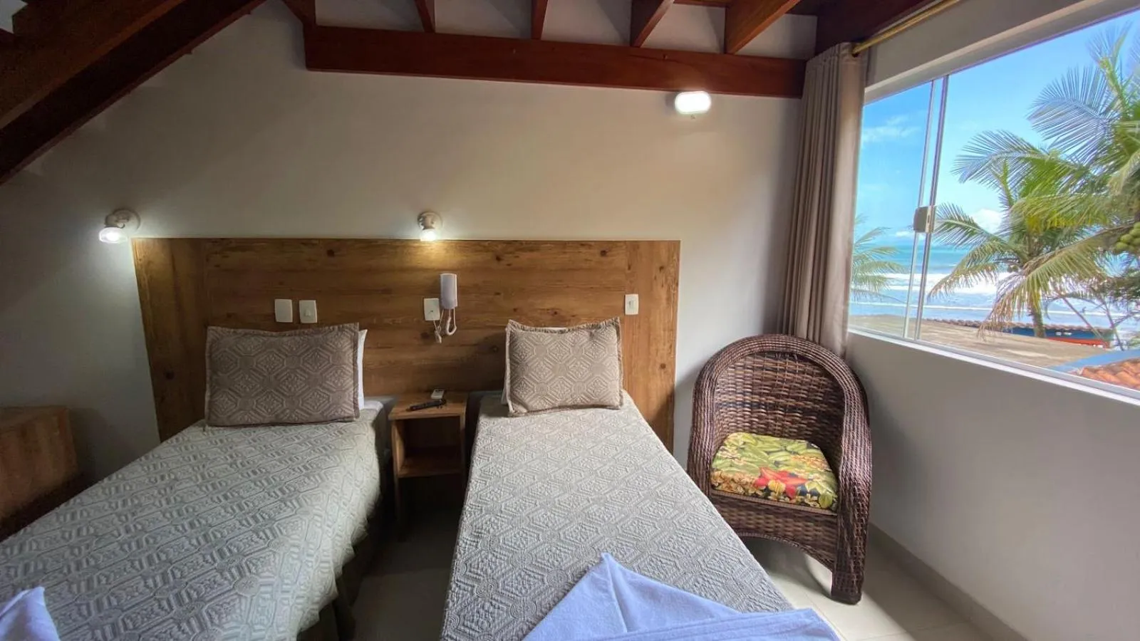 Bed in Kaliman Pousada