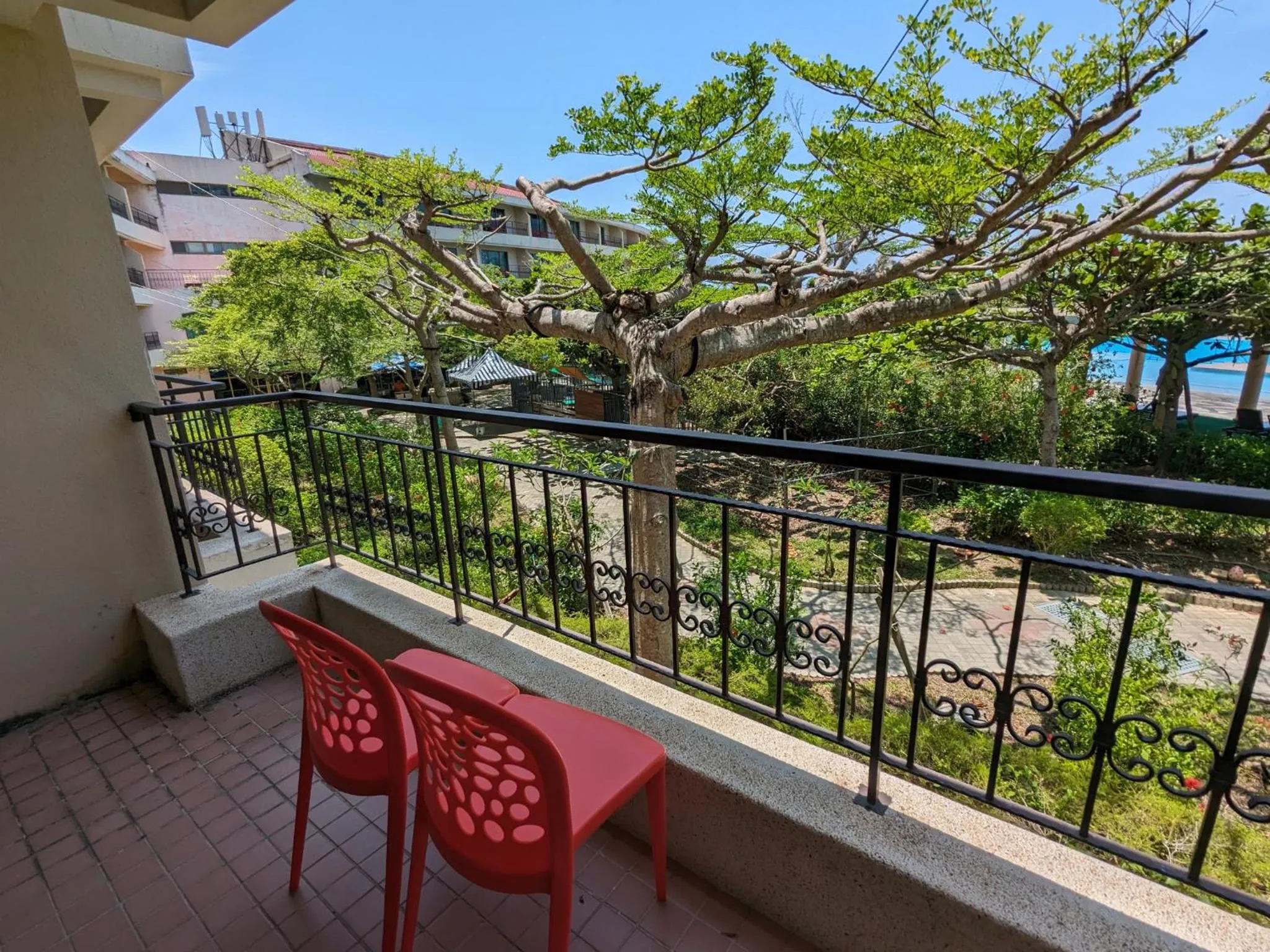 Balcony/Terrace in Howard Beach Resort Kenting
