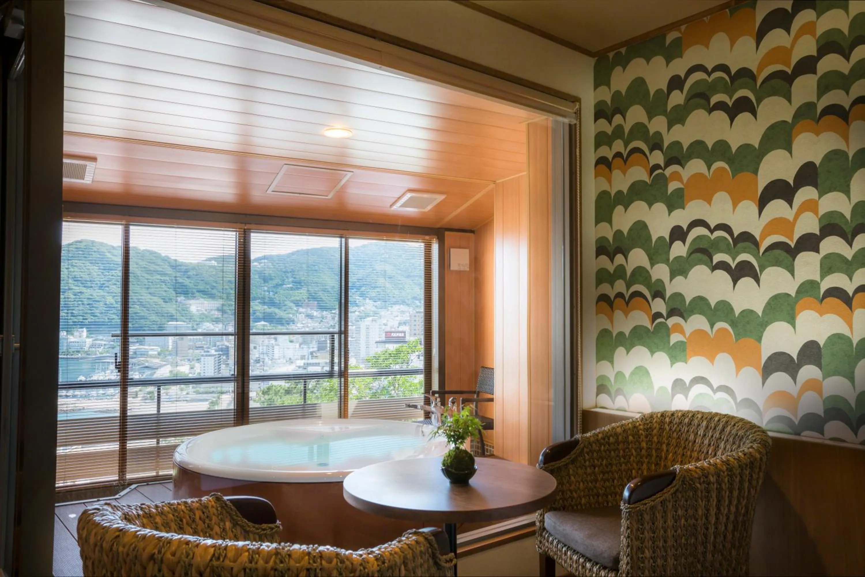 Hot Spring Bath in Yuyado Ichibanchi