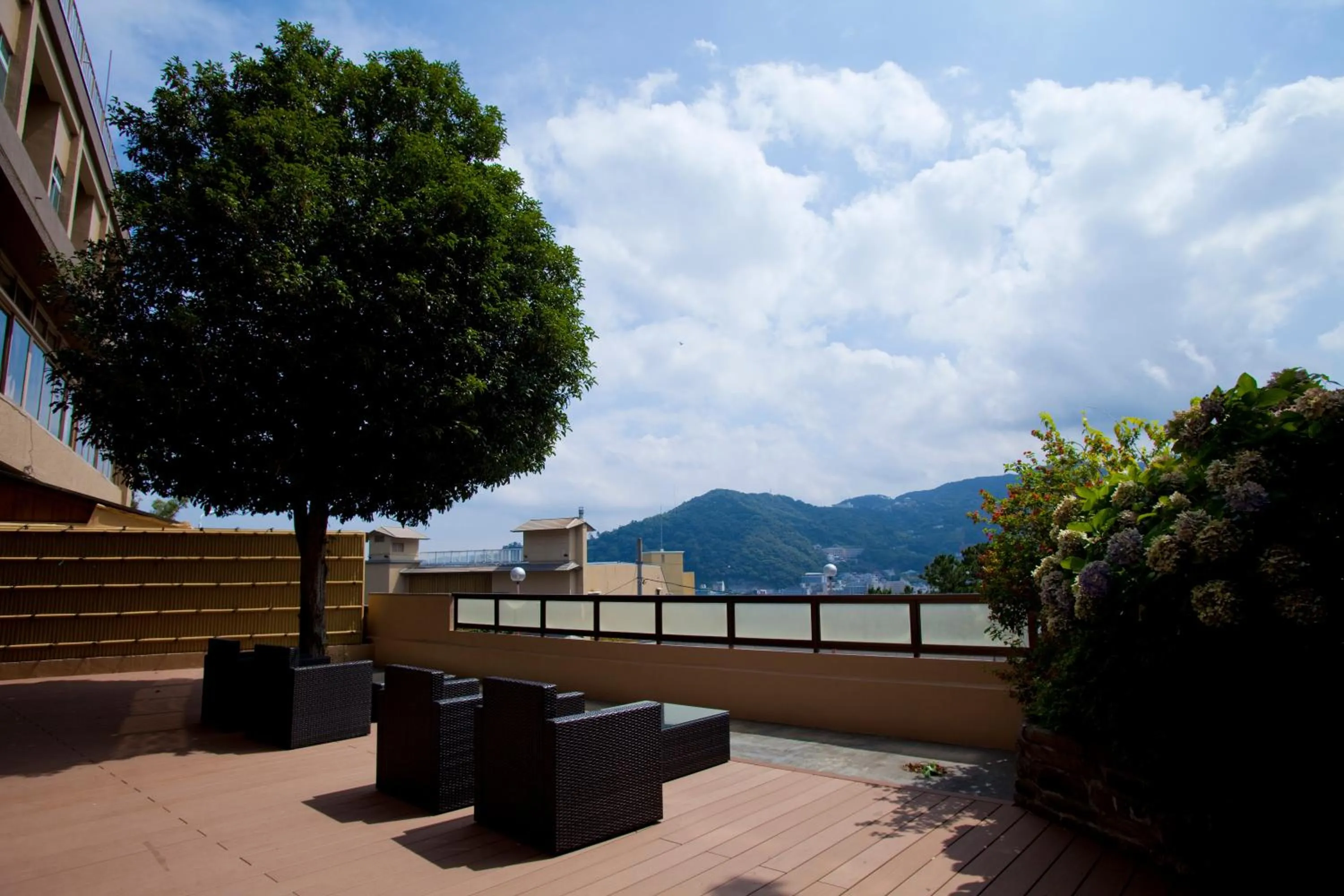 Balcony/Terrace in Yuyado Ichibanchi