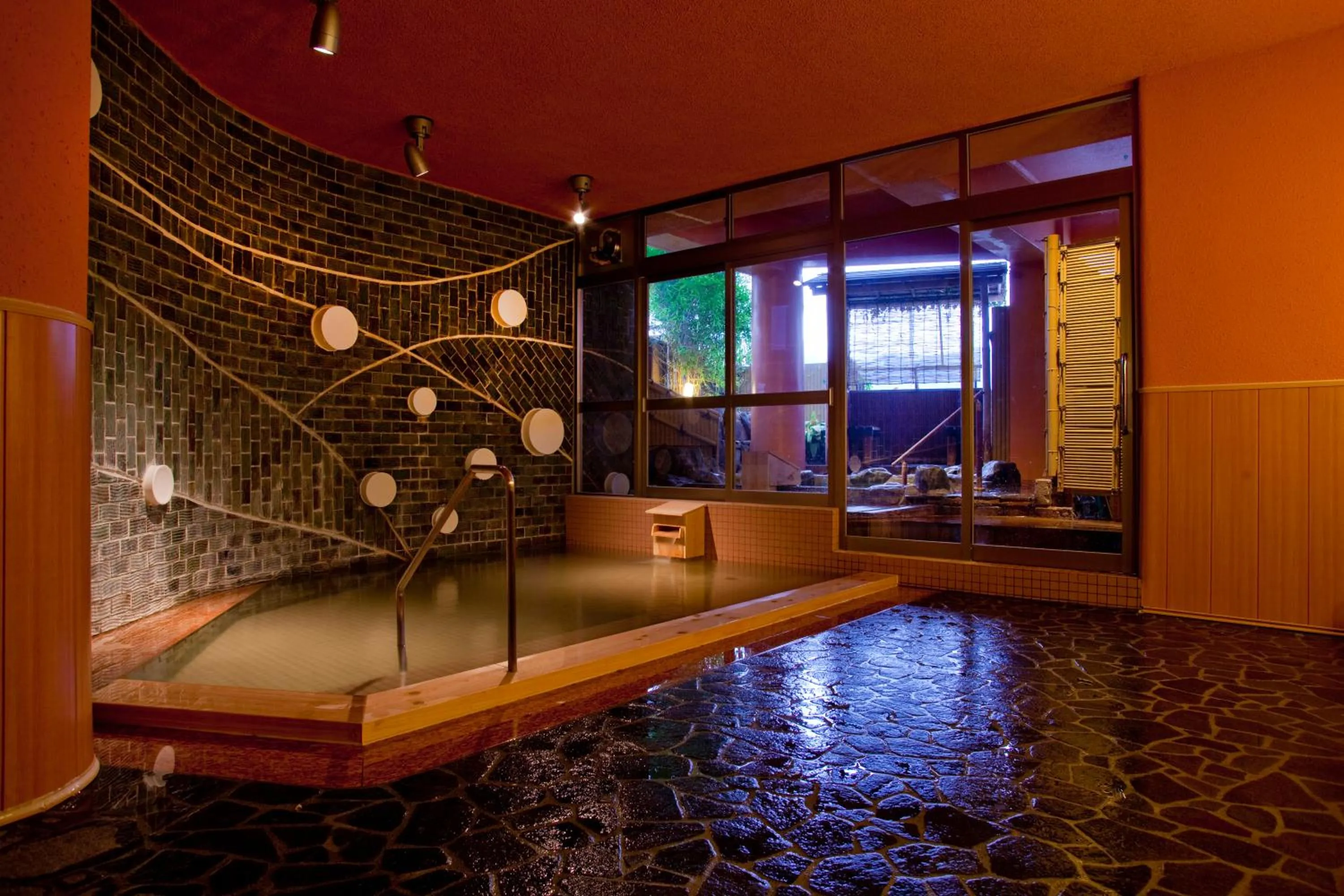 Hot Spring Bath in Yuyado Ichibanchi