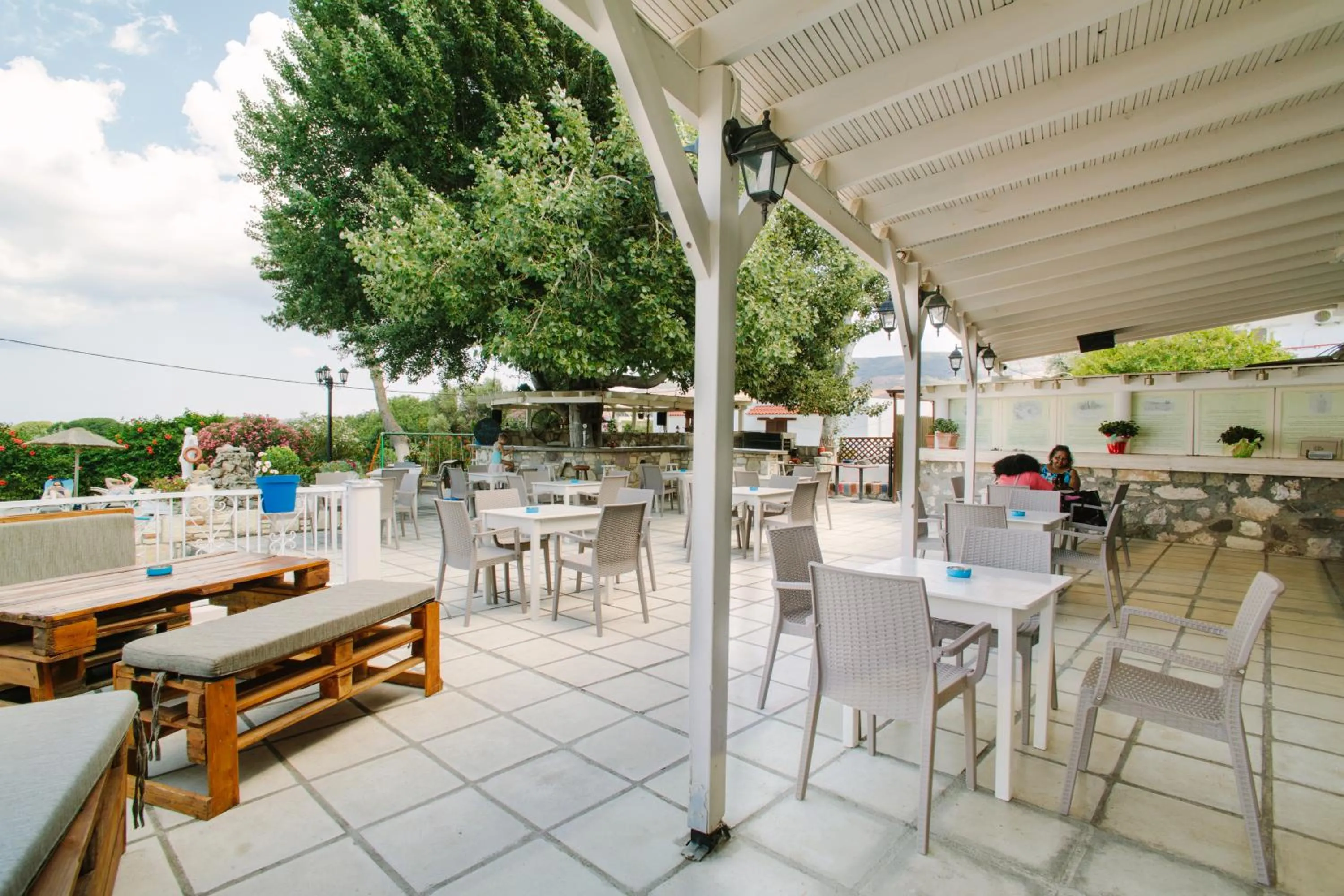 Patio in Ampavris Family Apartments