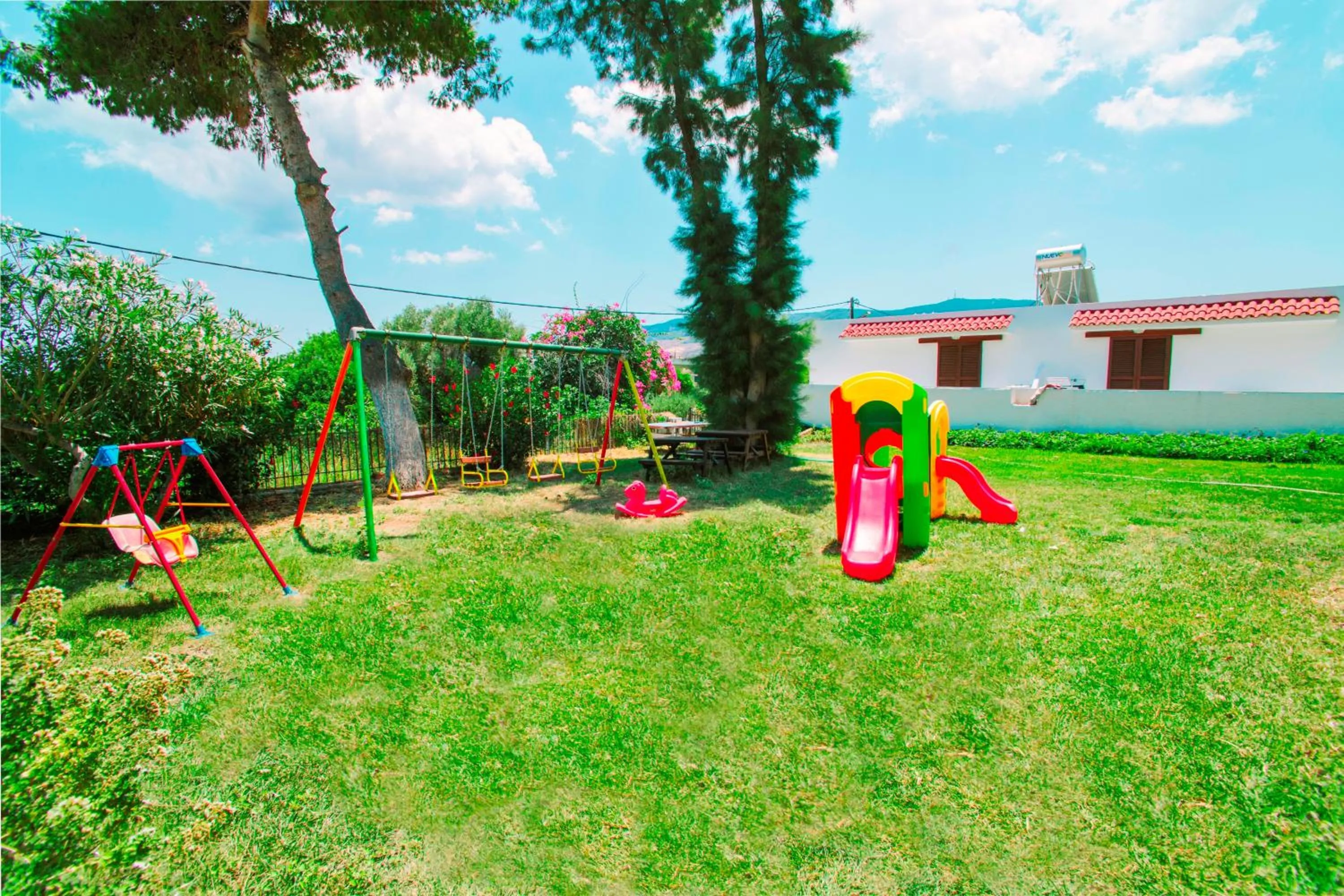 Children play ground in Ampavris Family Apartments