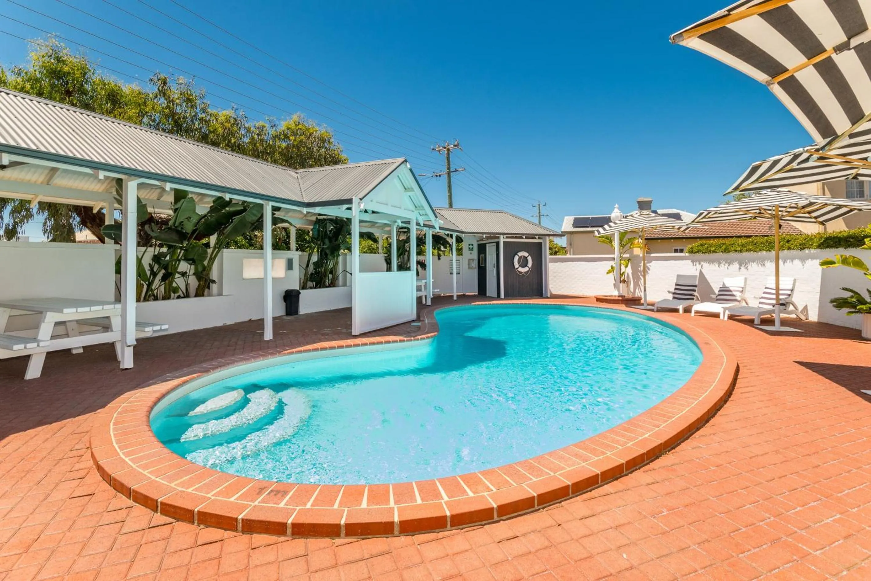 Swimming pool in The Clifton Motel