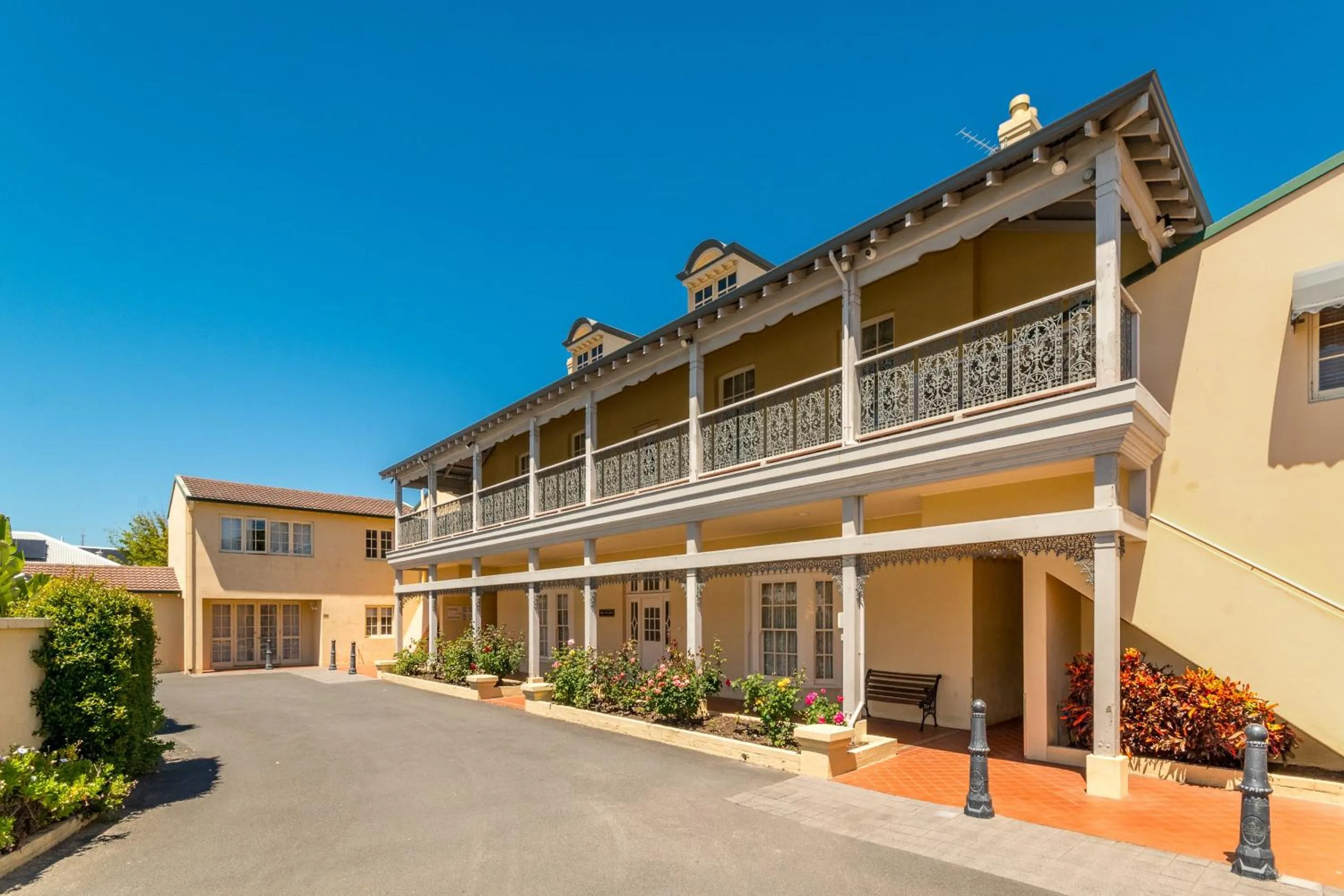 Property building in The Clifton Motel