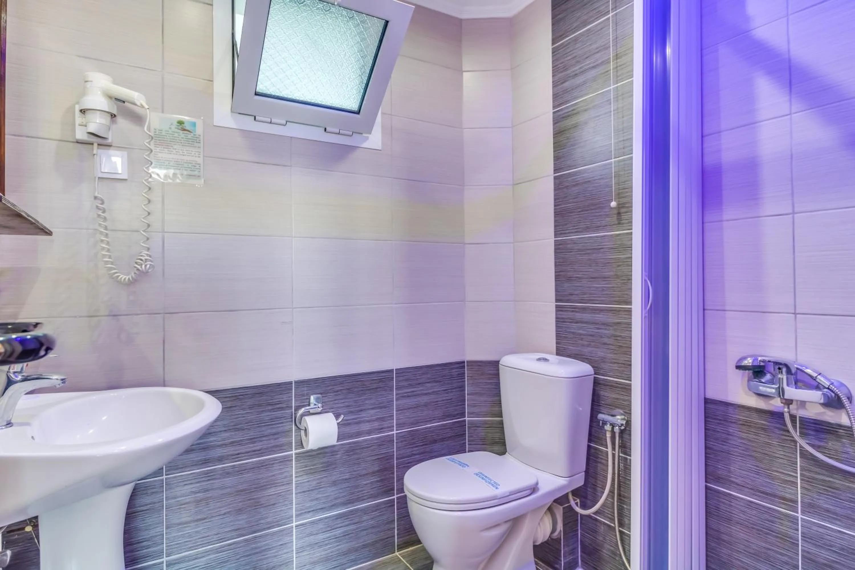 Shower in Vergina Star Hotel