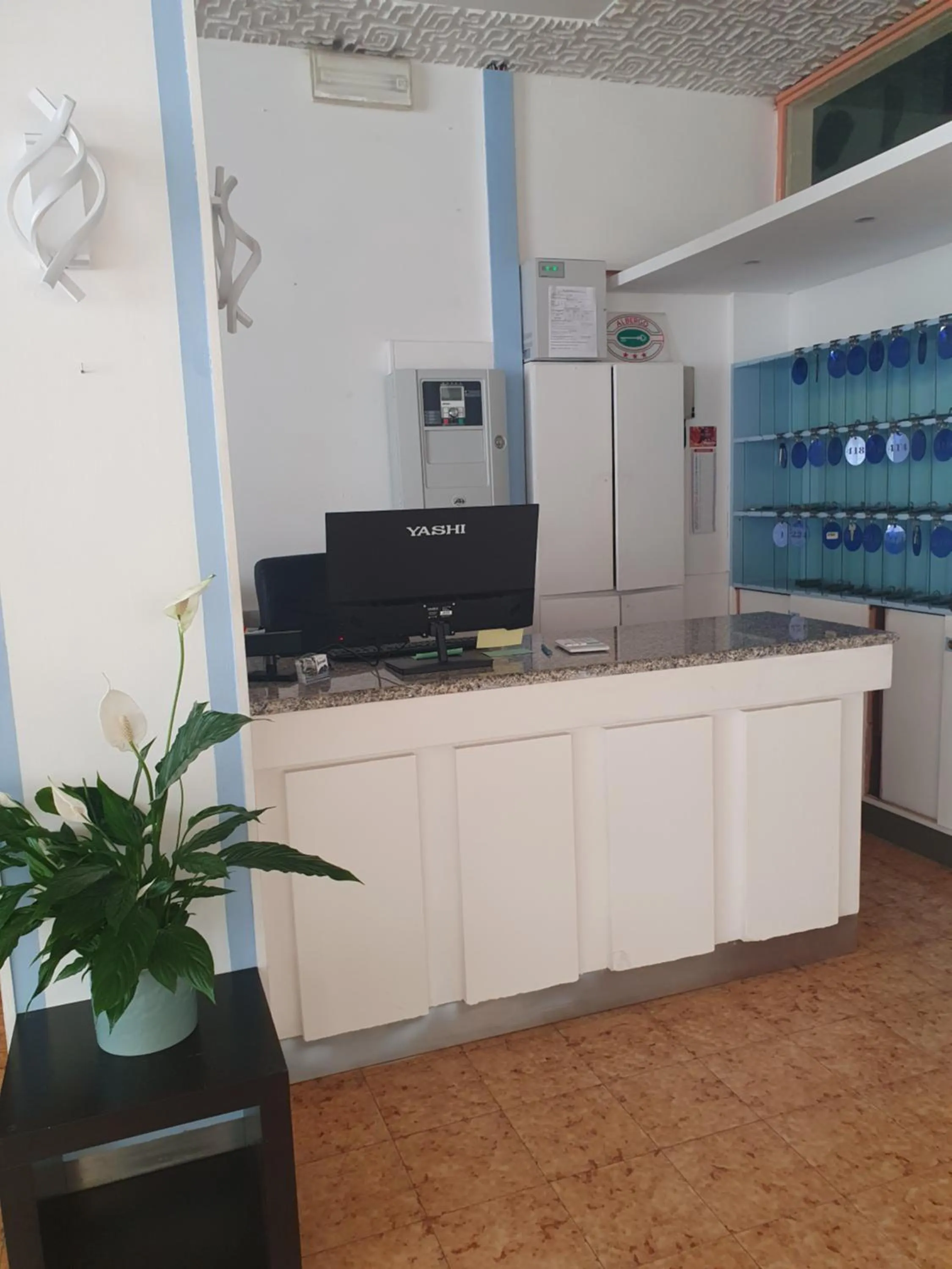 Lobby or reception, Kitchen/Kitchenette in Hotel Kursaal