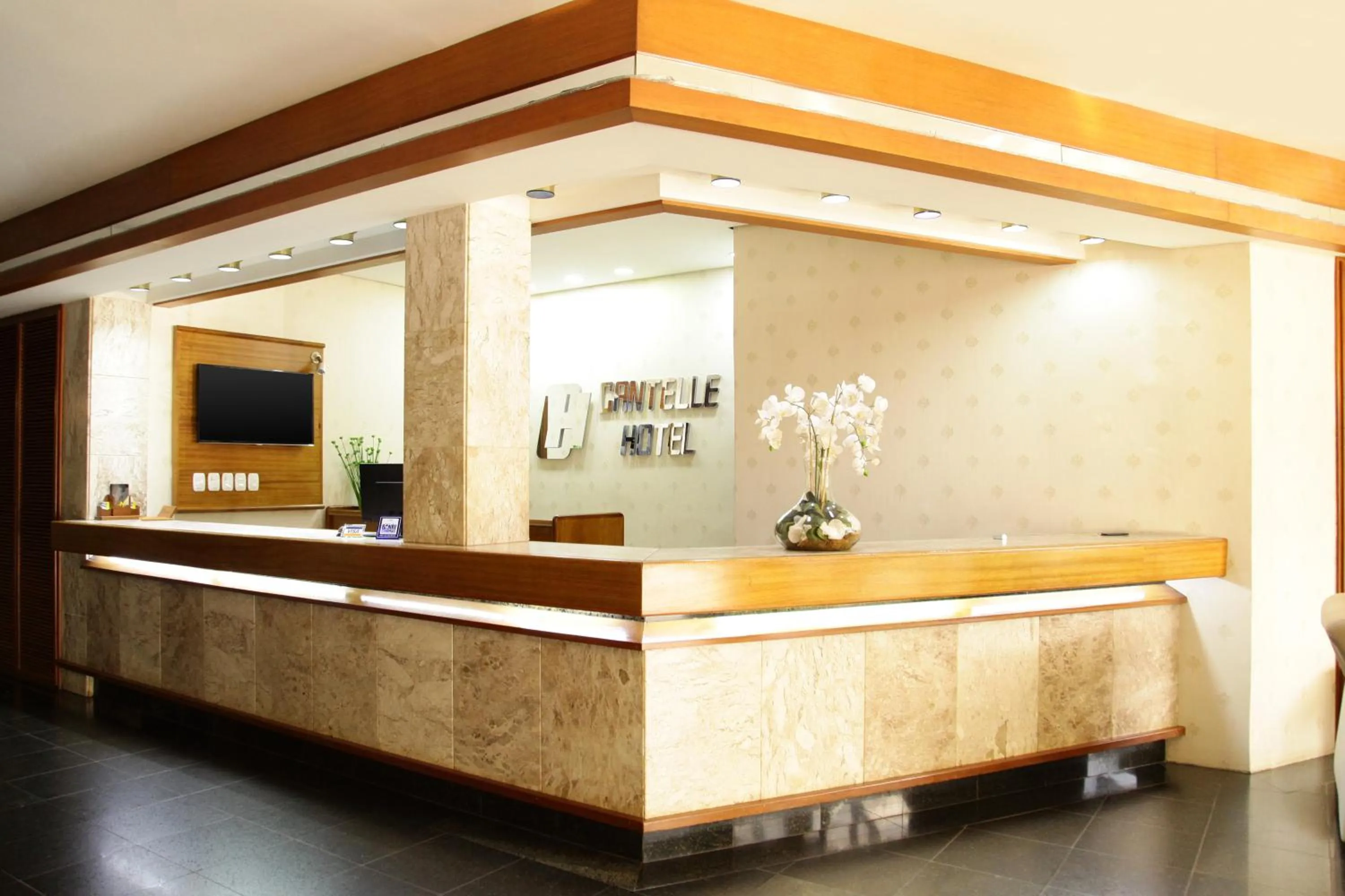 Lobby or reception in Hotel Cantelle