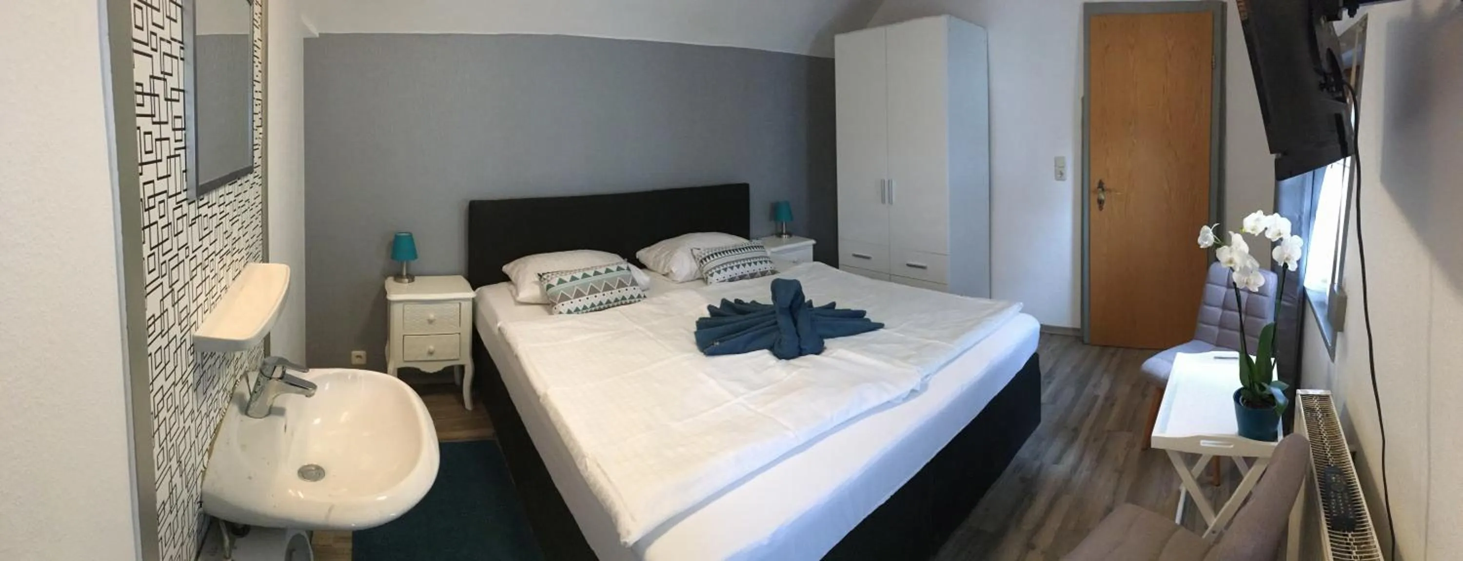 Bed in Pension „das Lädle“