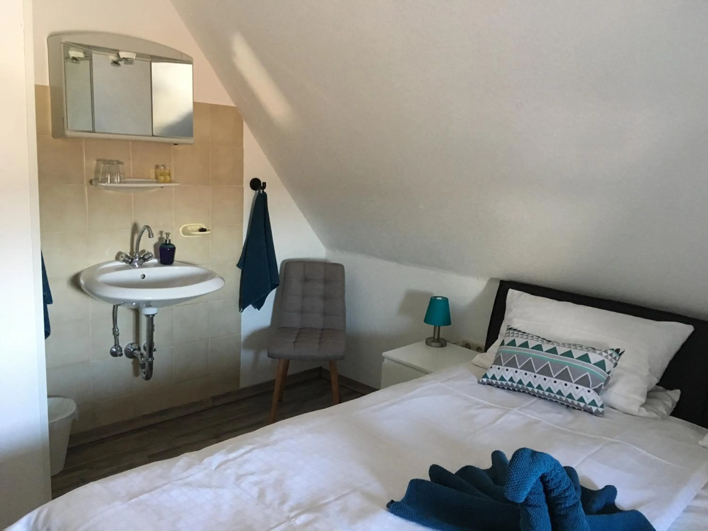 Bed in Pension „das Lädle“