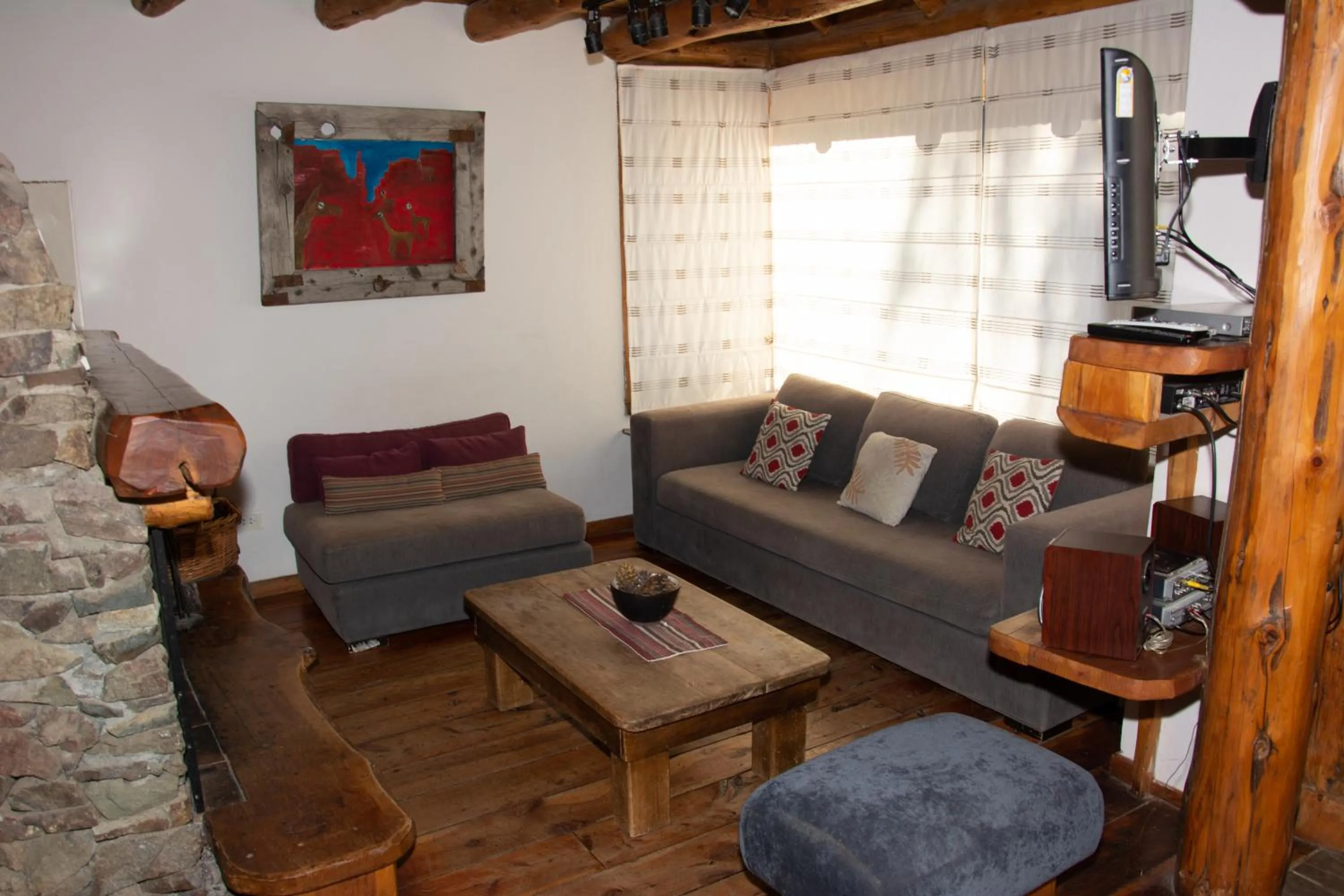 Living room in Los Nires Lodge Cerro Catedral