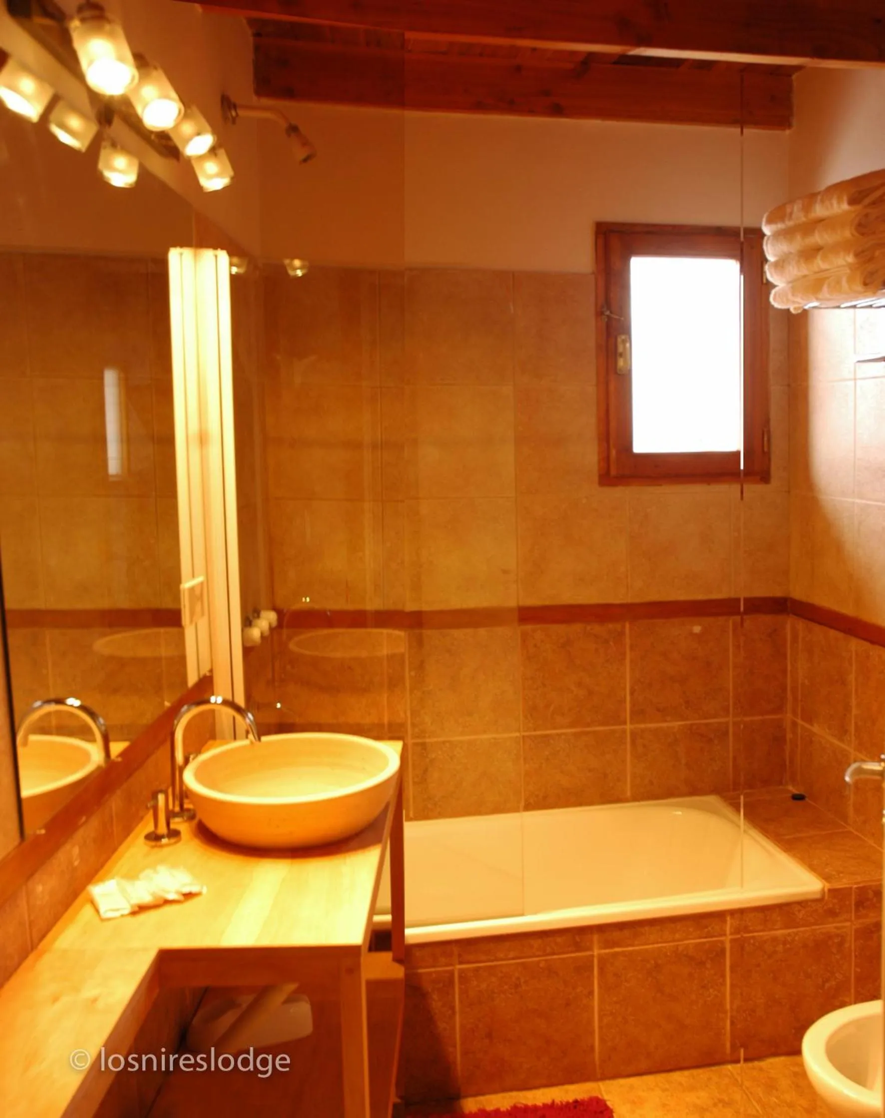 Bathroom in Los Nires Lodge Cerro Catedral