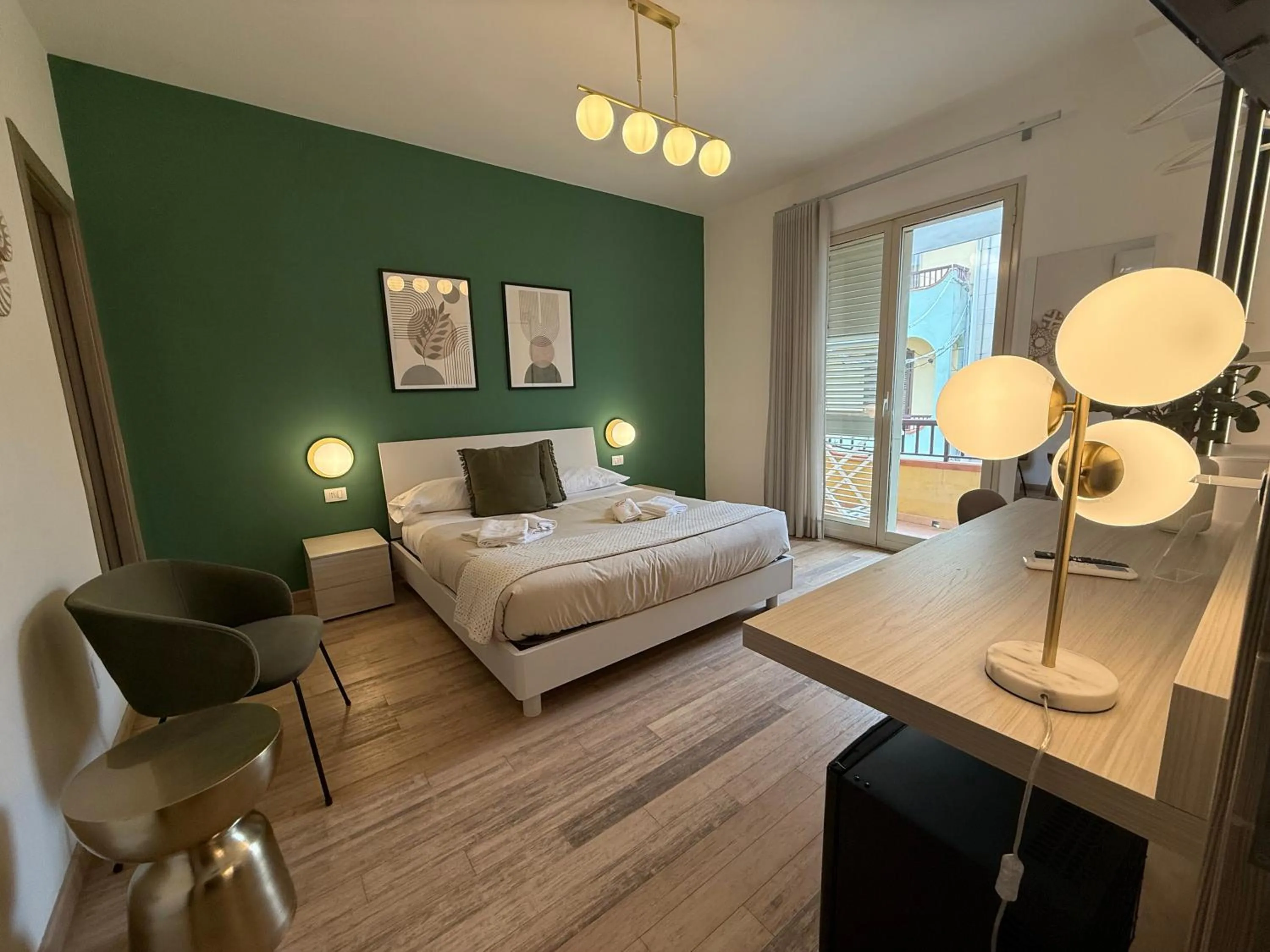 Bed in Albergo Perseo