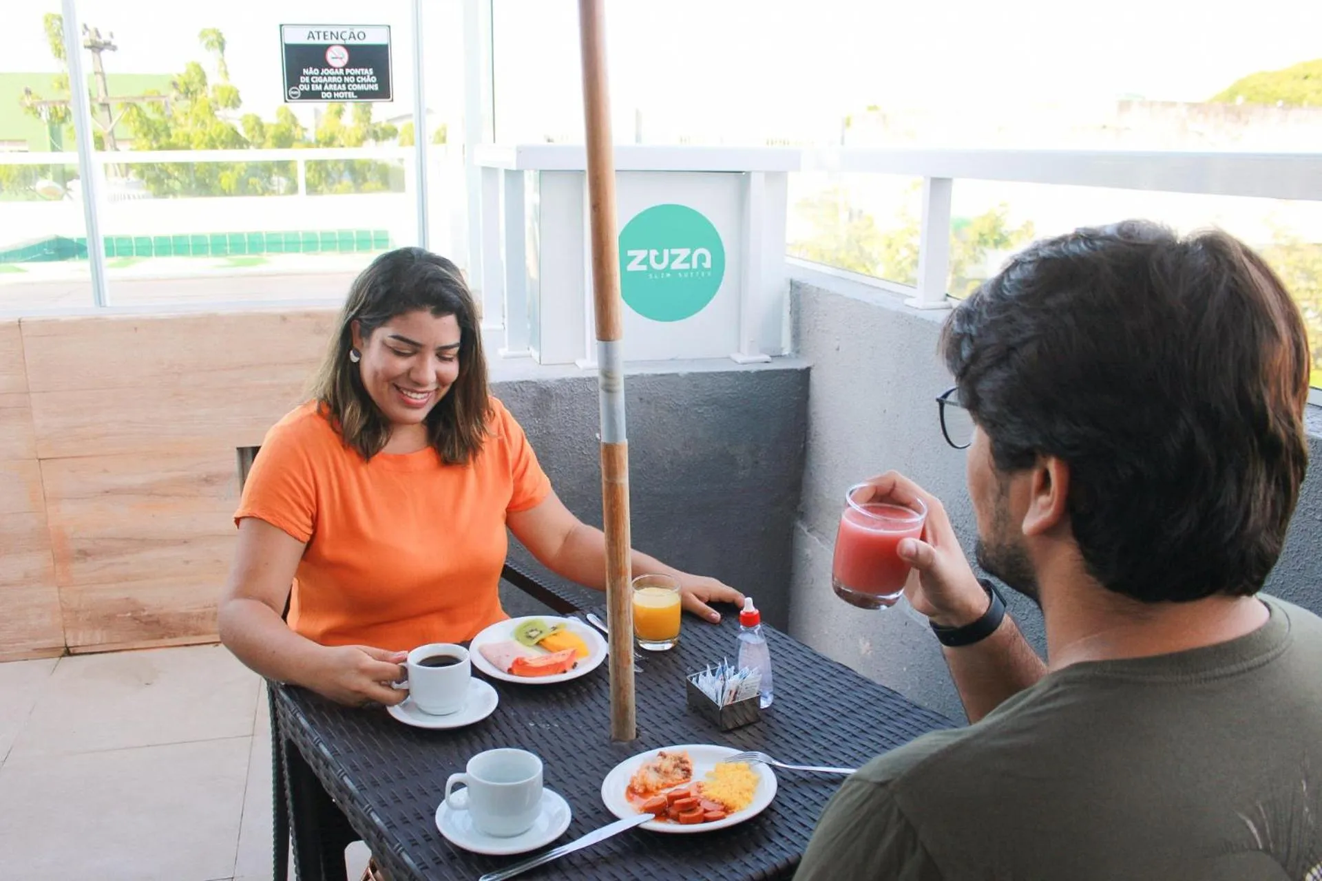 Balcony/Terrace in Zuza Slim Suítes