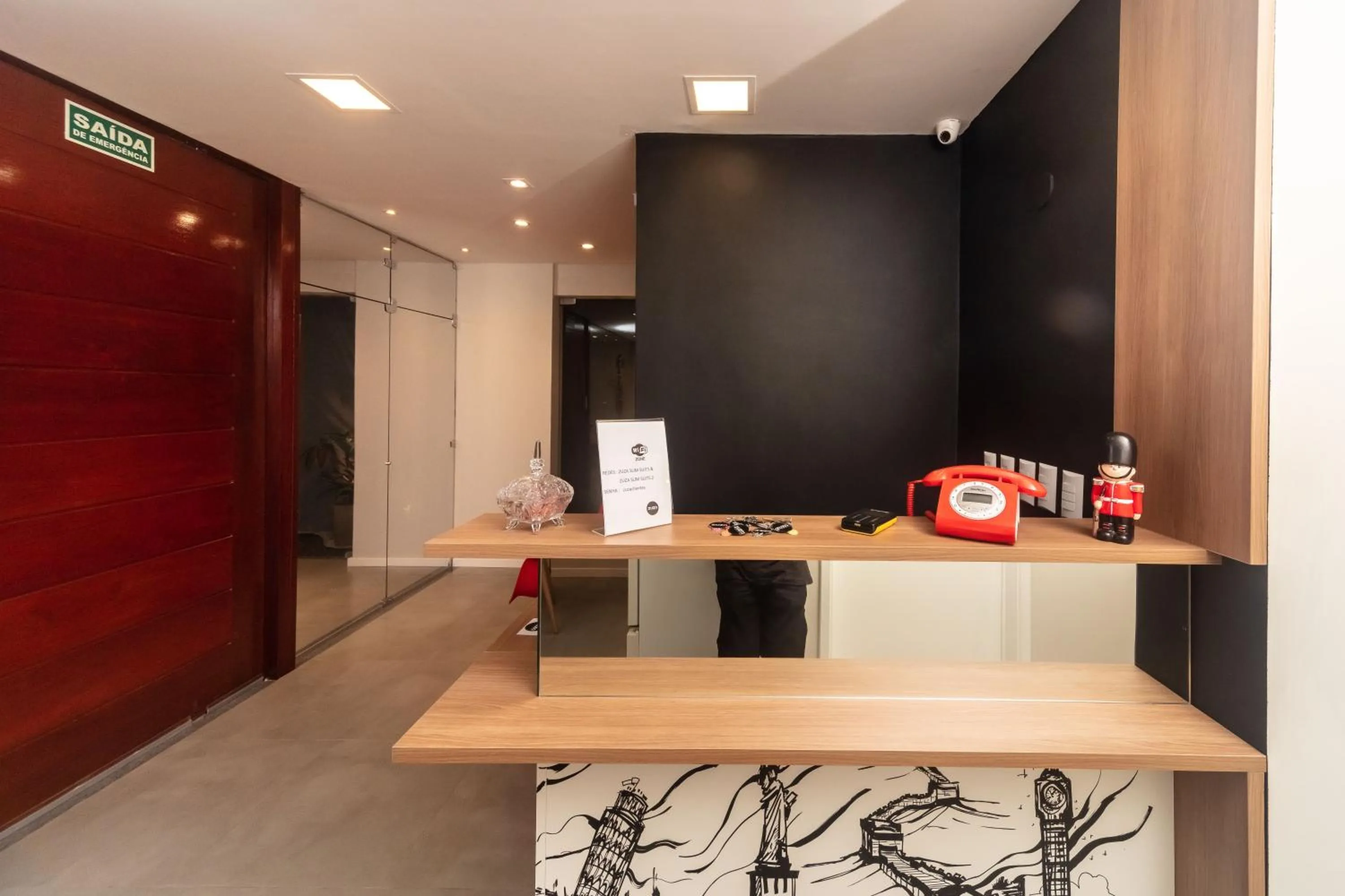 Lobby or reception in Zuza Slim Suítes