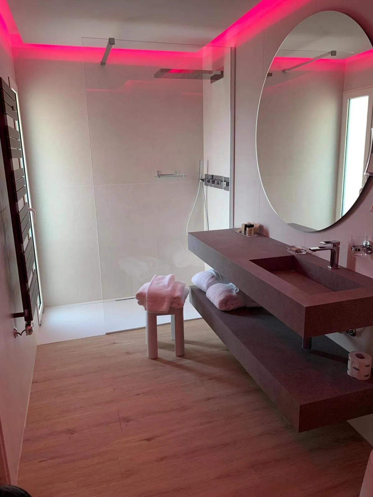 Shower in Hotel Alexander