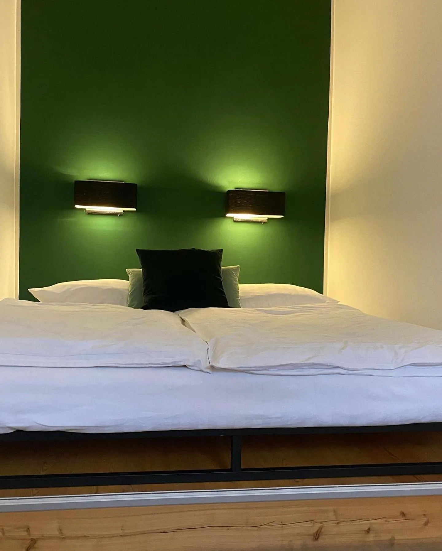 Bed in Jasper's Boutique Hotel